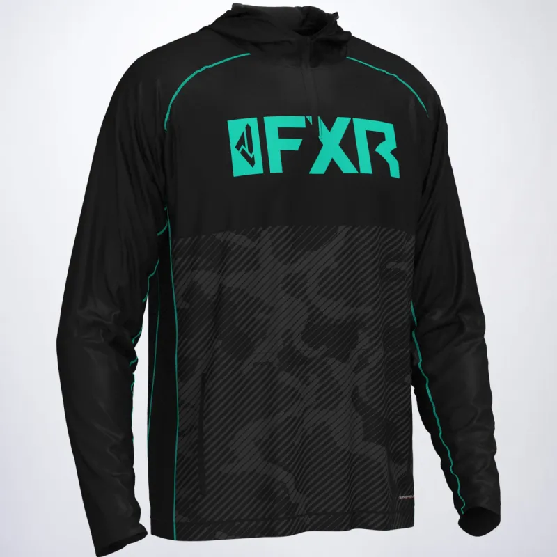 Men's Attack Hybrid UPF Lite Pullover Hoodie sold by FXR