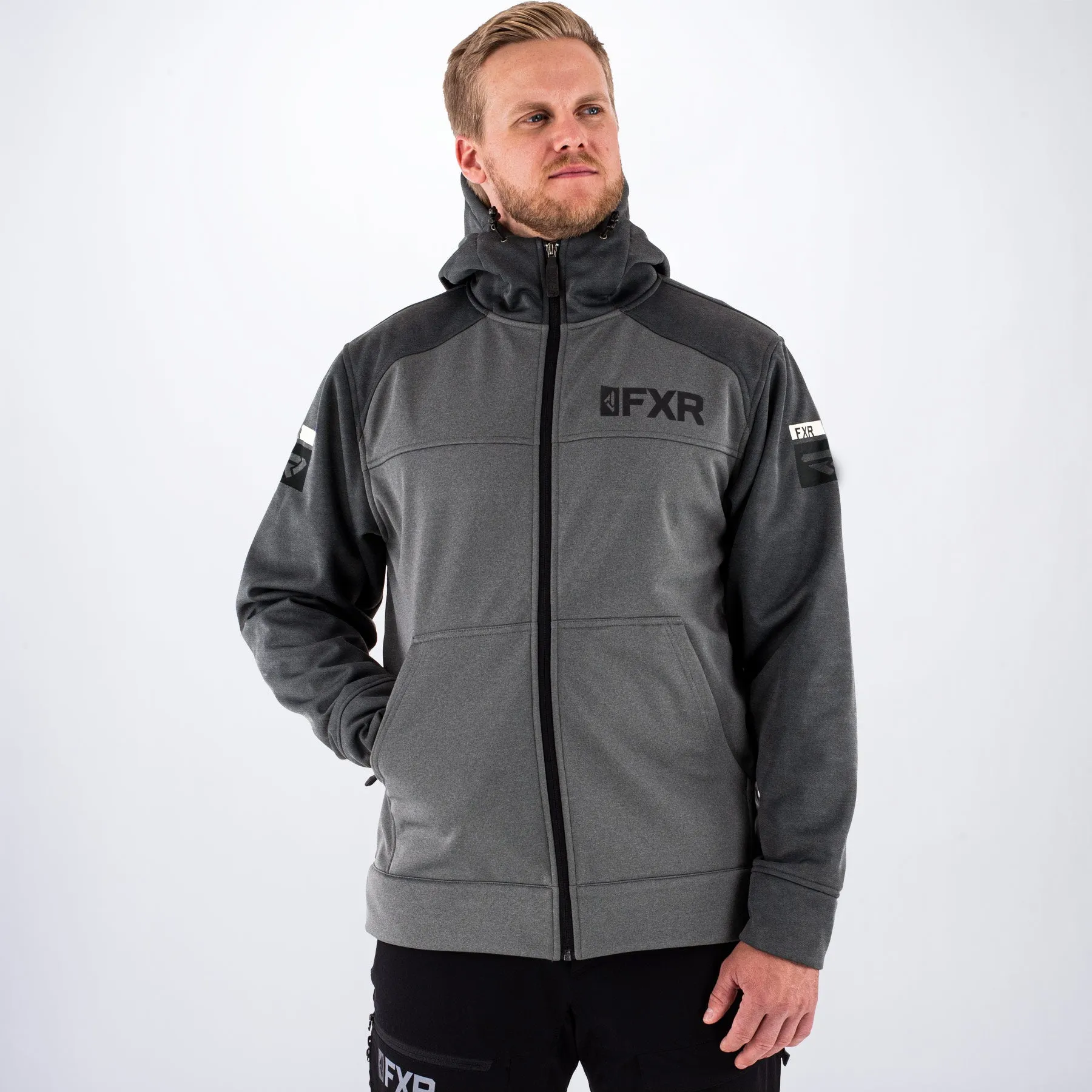 Men's Hydrogen Softshell Hoodie sold by FXR product image thumbnail 3