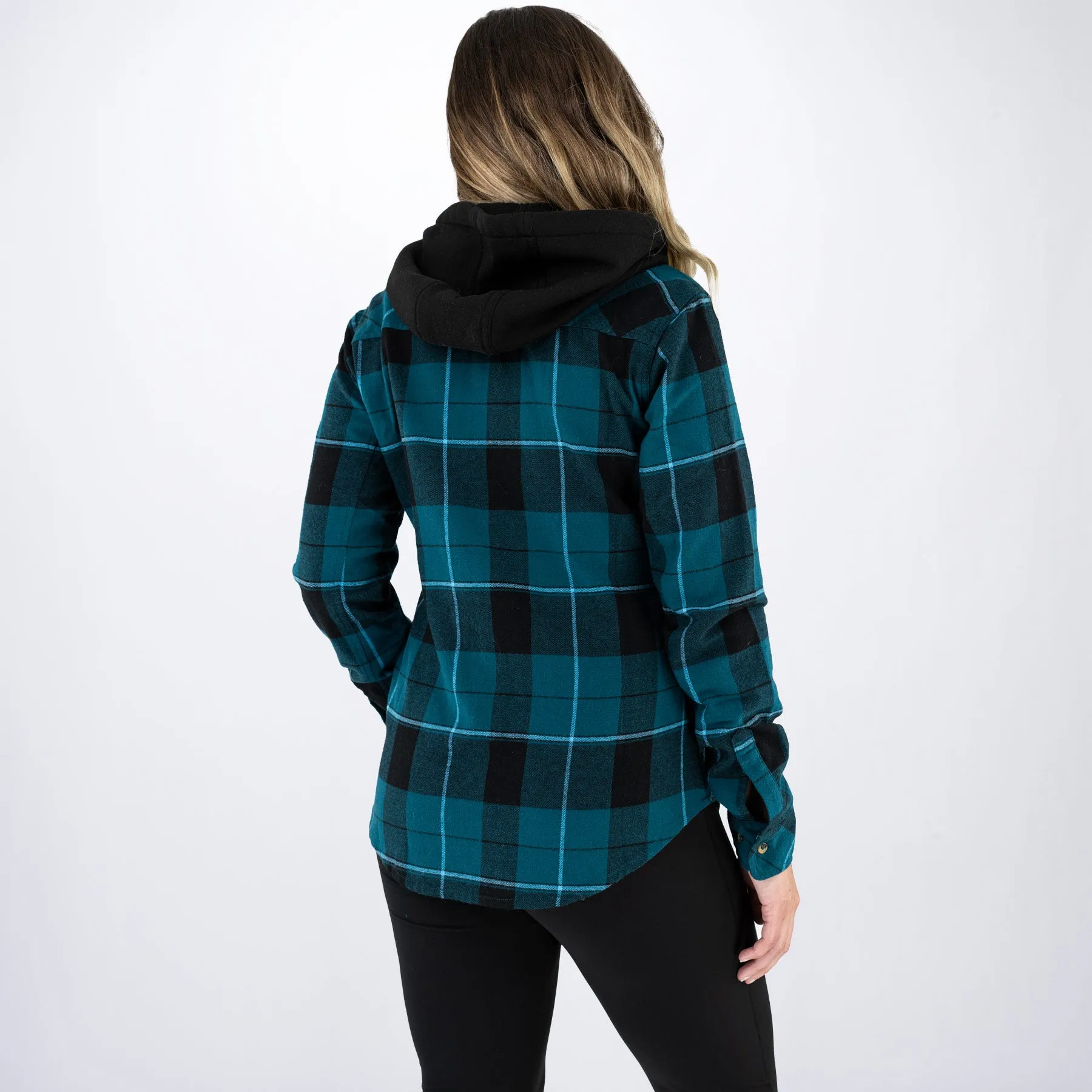Women's Timber Hooded Flannel Shirt sold by FXR product image thumbnail 2