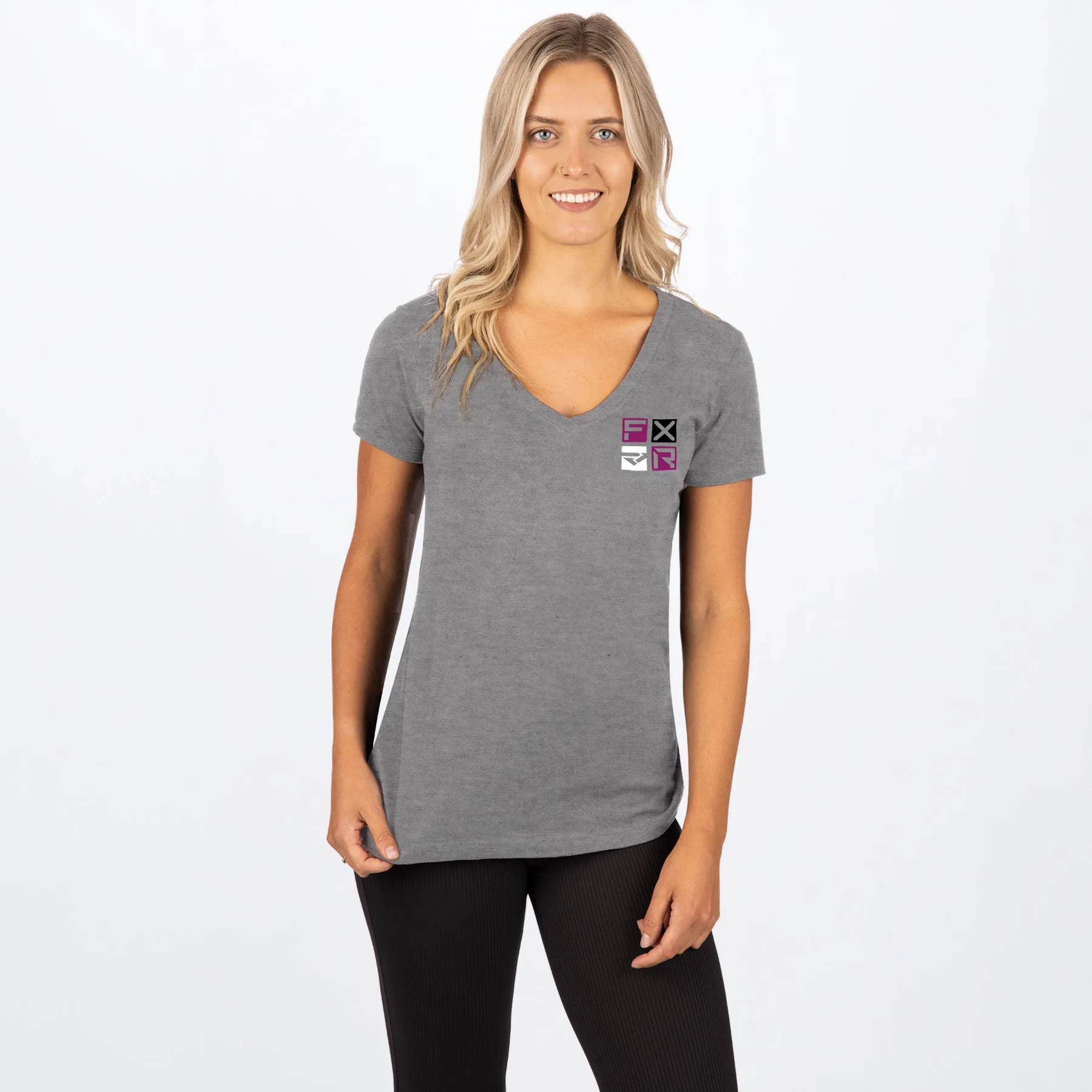 Women's Ride X V-Neck T-Shirt sold by FXR product image thumbnail 3