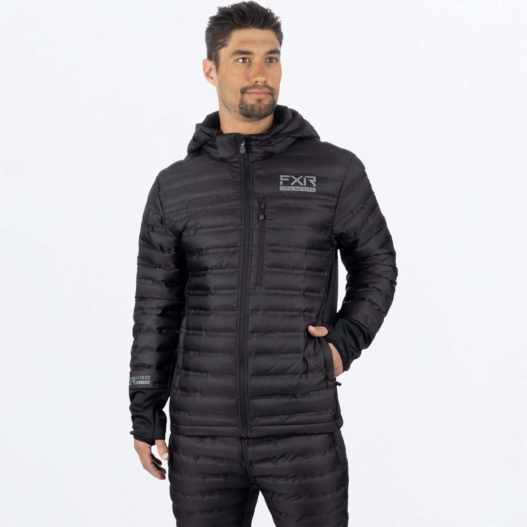 Men's Podium Hybrid Quilted Hoodie sold by FXR