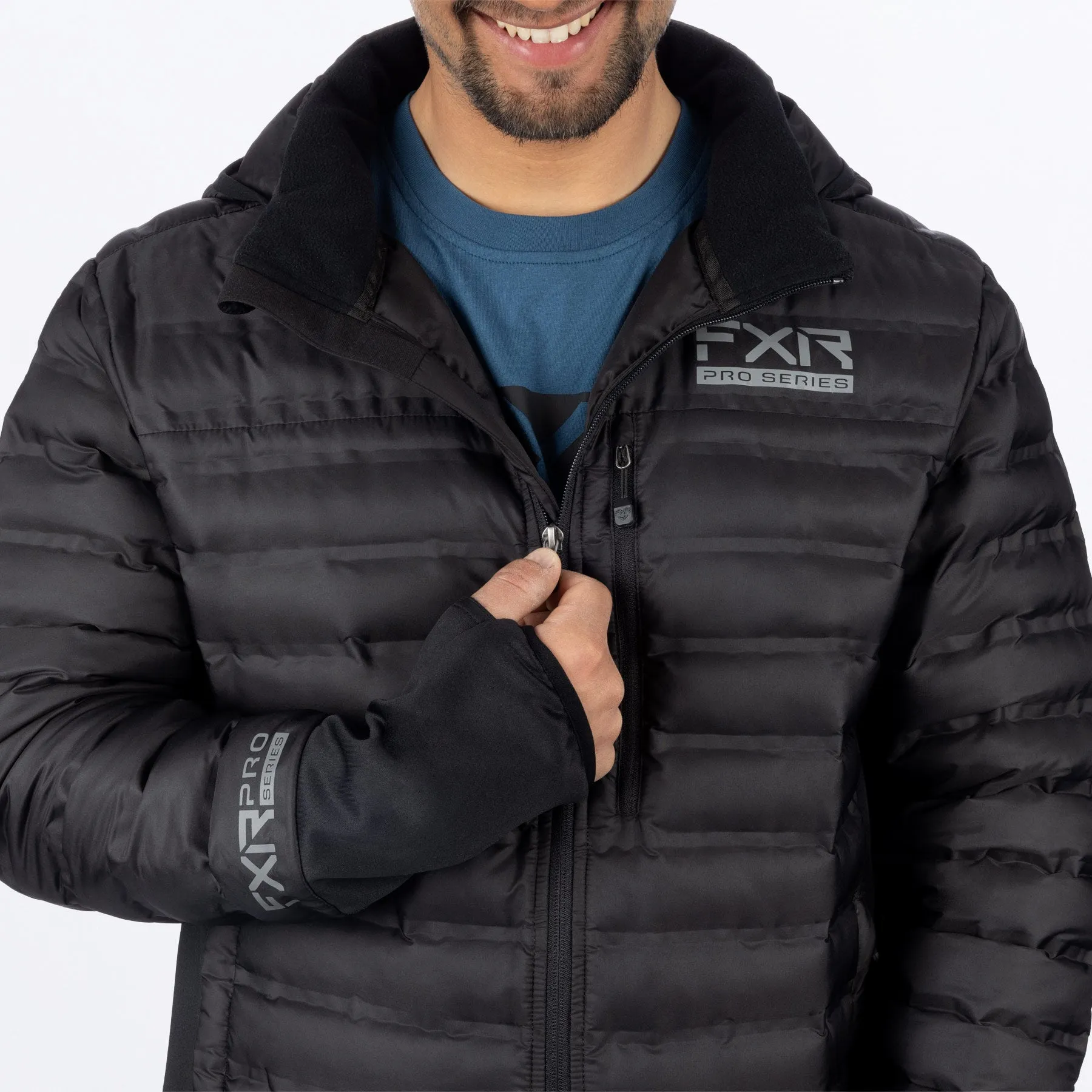 Men's Podium Hybrid Quilted Hoodie sold by FXR product image thumbnail 5