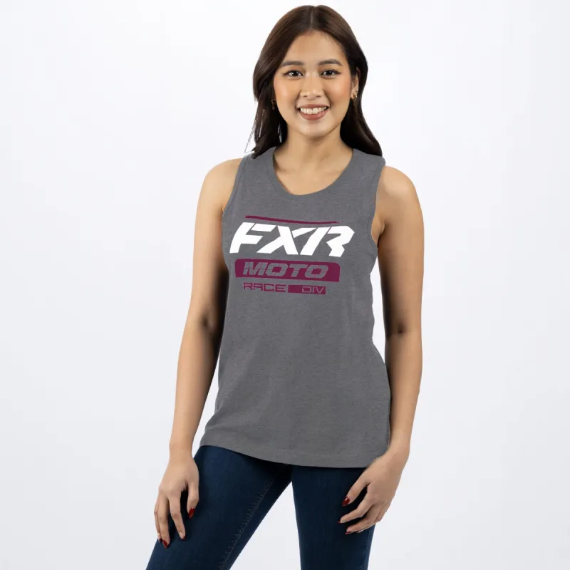 Women's Moto Premium Muscle Tank sold by FXR