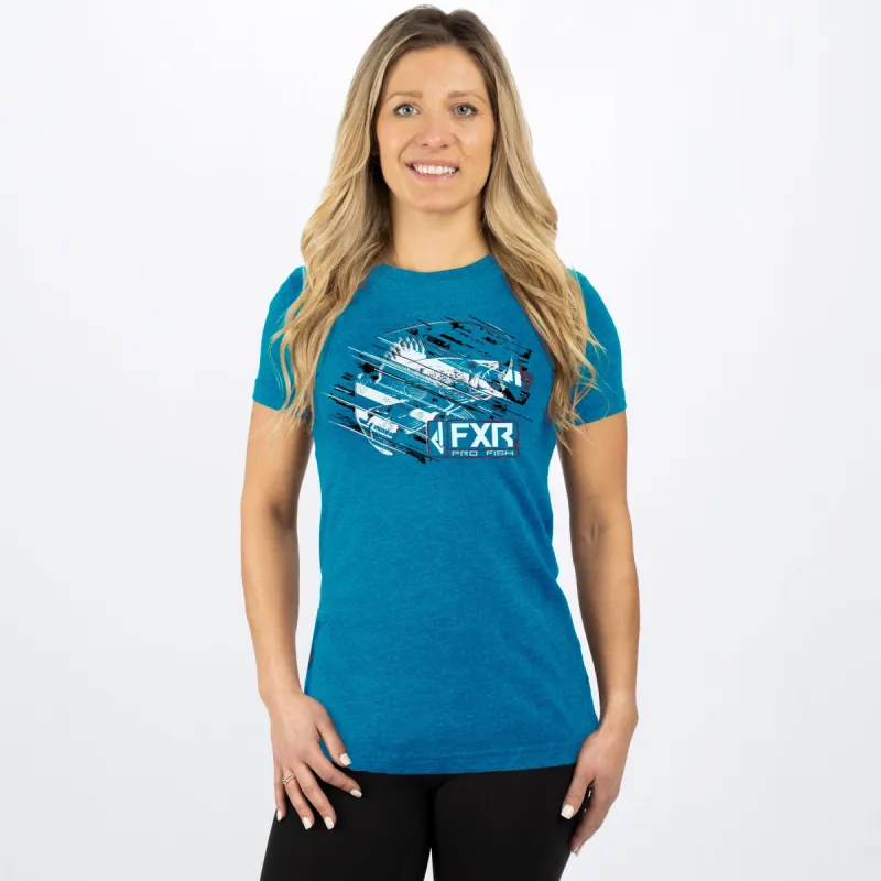 Women's Walleye Premium T-Shirt sold by FXR