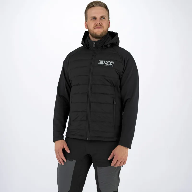 Men's Podium Hybrid Quilted Hoodie sold by FXR