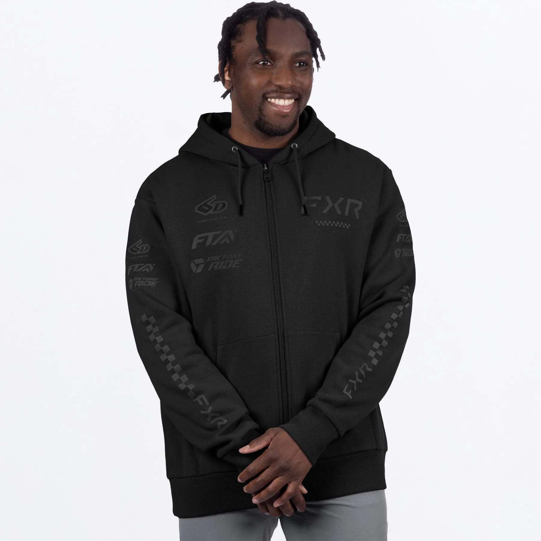 Men's Stack Cotton Zip Up Hoodie sold by FXR product image thumbnail 2