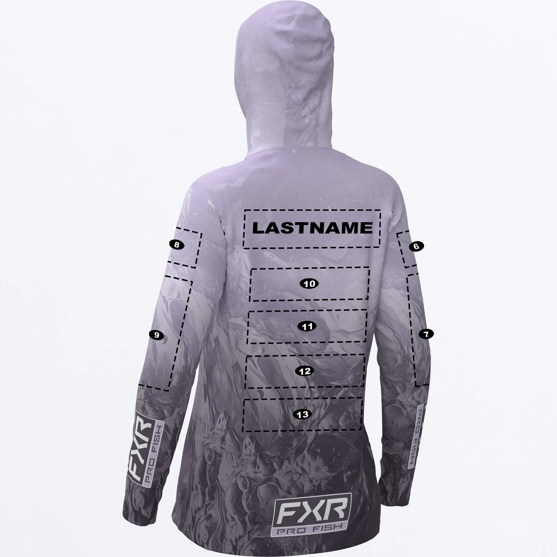Women's Custom Derby Swell Air UPF Pullover Hoodie sold by FXR product image thumbnail 2