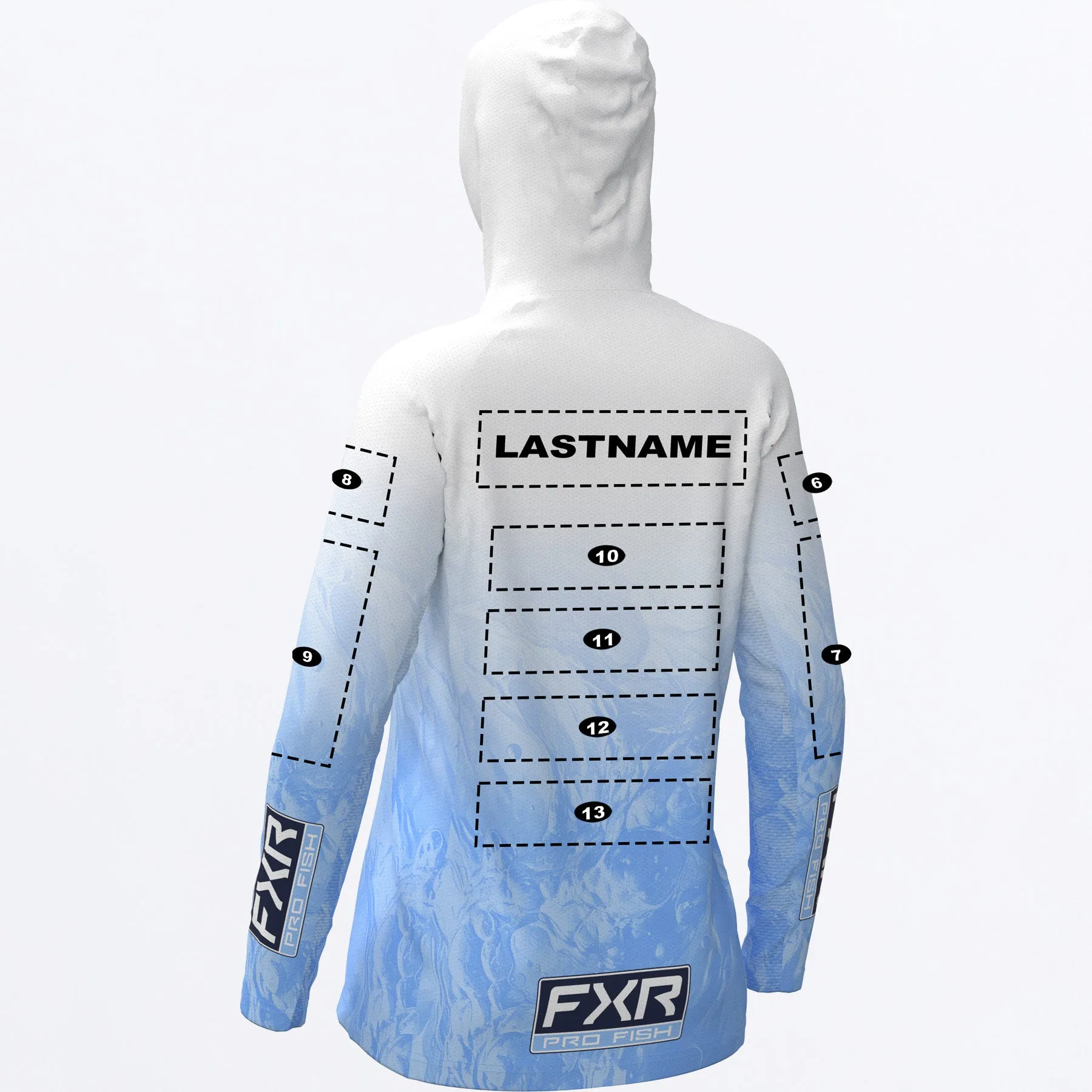 Women's Custom Derby Swell Air UPF Pullover Hoodie sold by FXR product image thumbnail 4