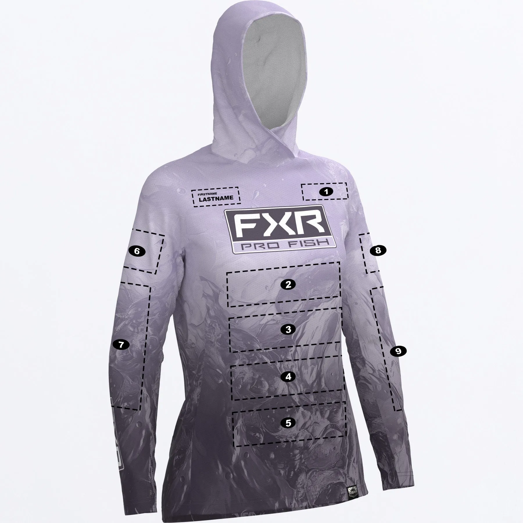 Women's Custom Derby Swell Air UPF Pullover Hoodie sold by FXR