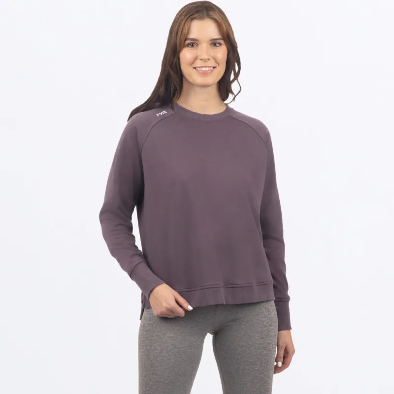 Women's Side Star Crewneck Pullover Sweater sold by FXR