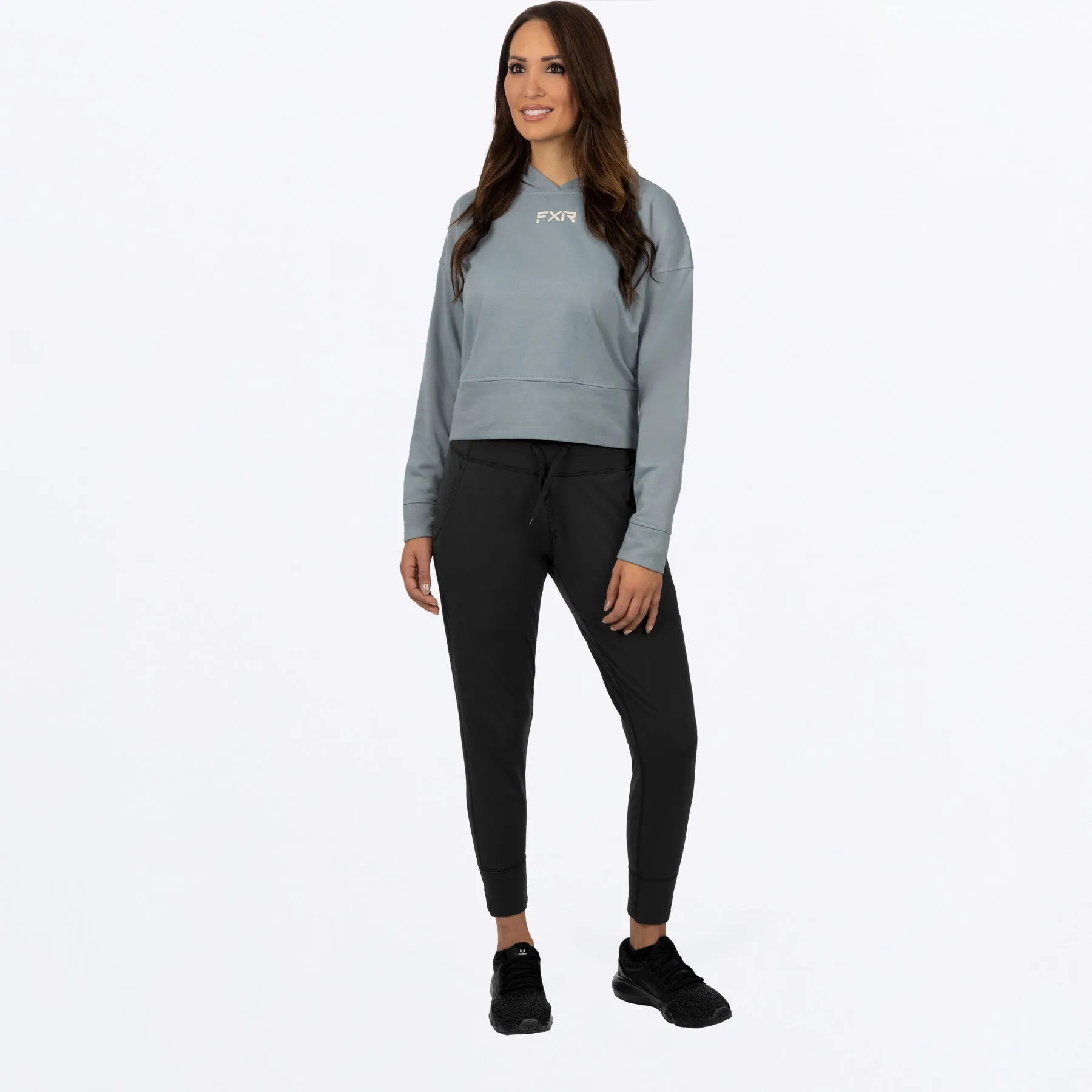 Women's Balance Cropped Pullover Hoodie sold by FXR product image thumbnail 4