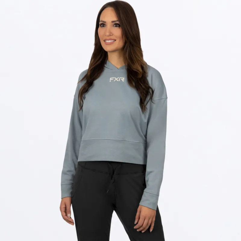 Women's Balance Cropped Pullover Hoodie sold by FXR