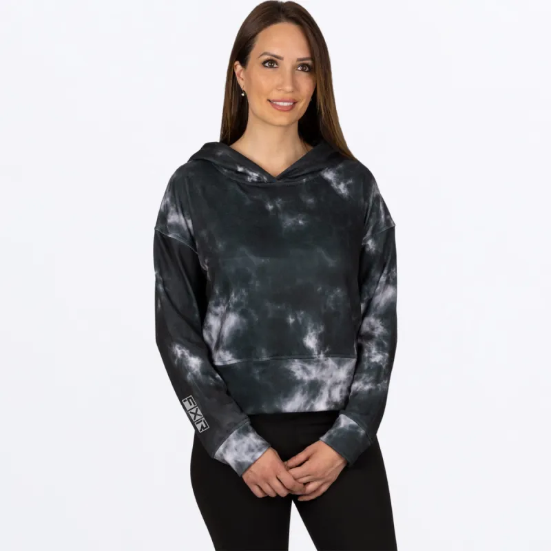 Women's Balance Cropped Pullover Hoodie sold by FXR
