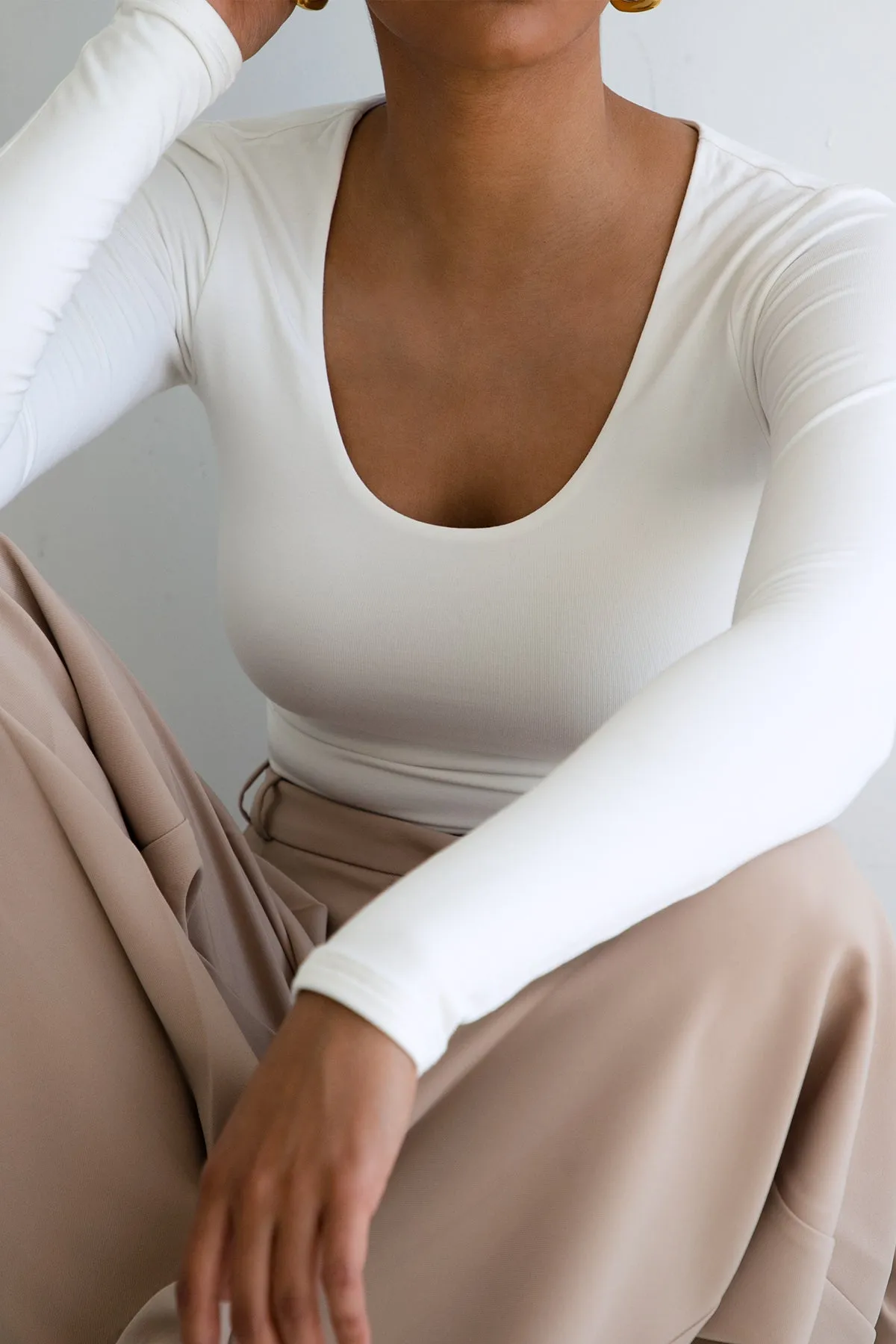 Nia Scoop Neck sold by RE ONA product image thumbnail 3