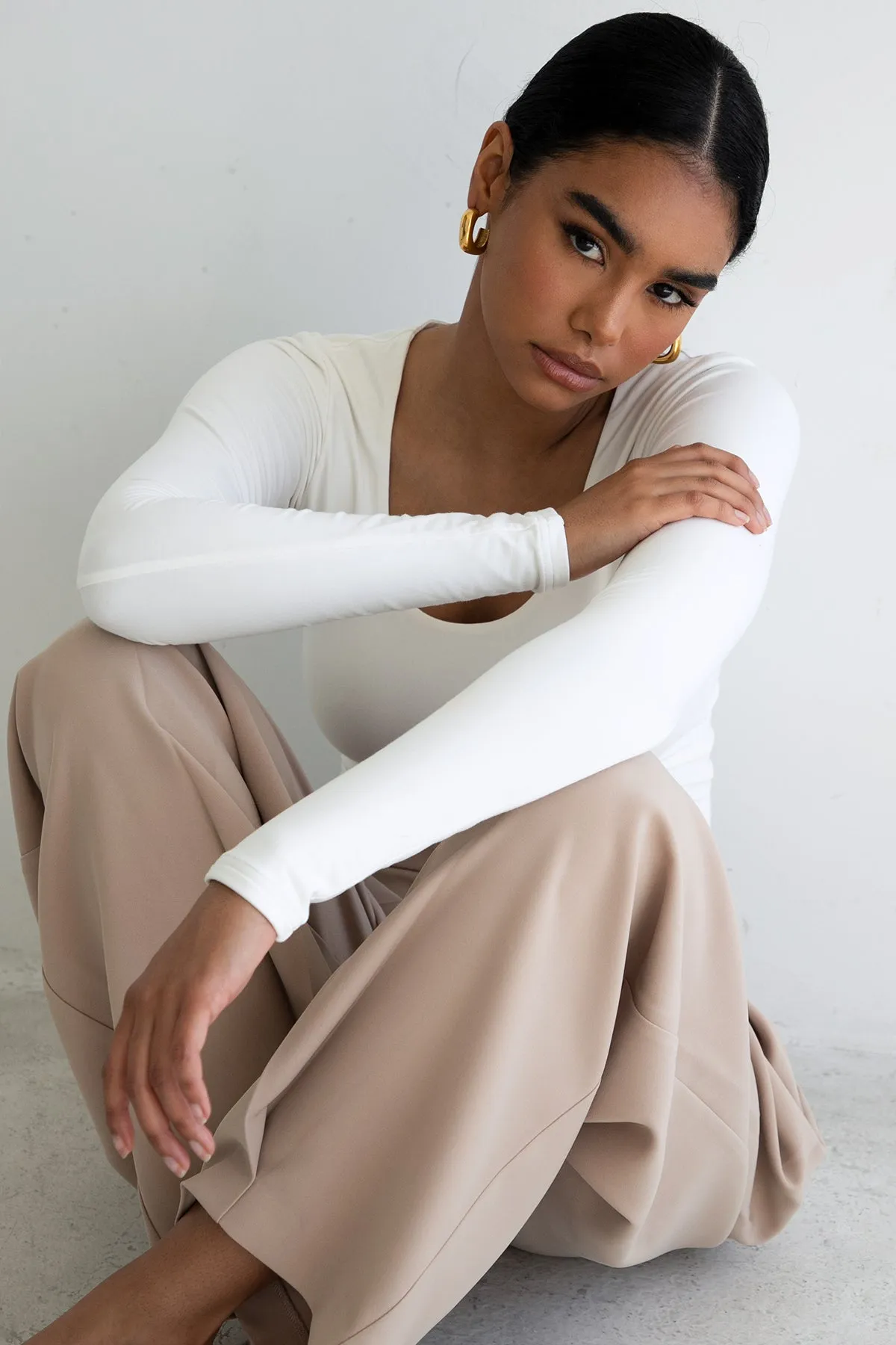 Nia Scoop Neck sold by RE ONA