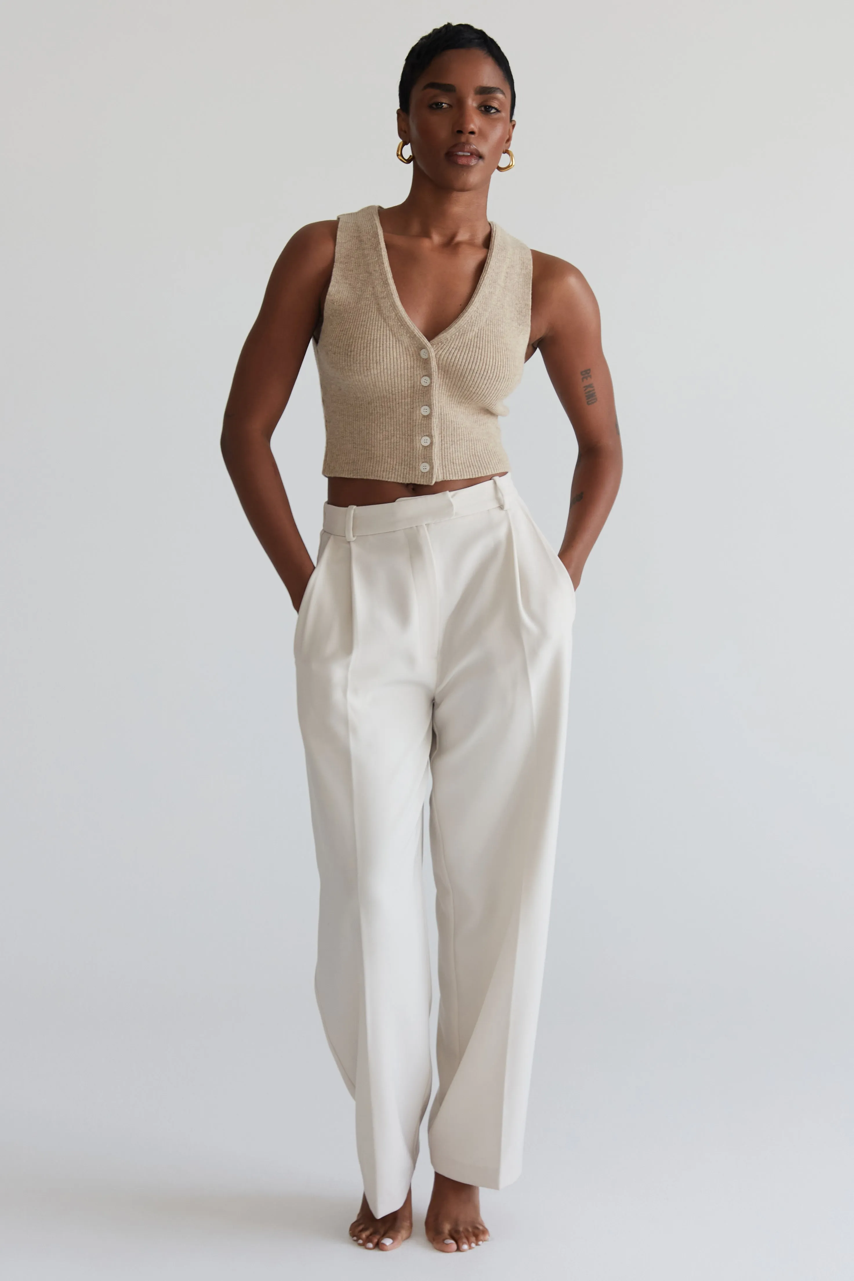 Knit Button Vest — Archive Fit sold by RE ONA product image thumbnail 2