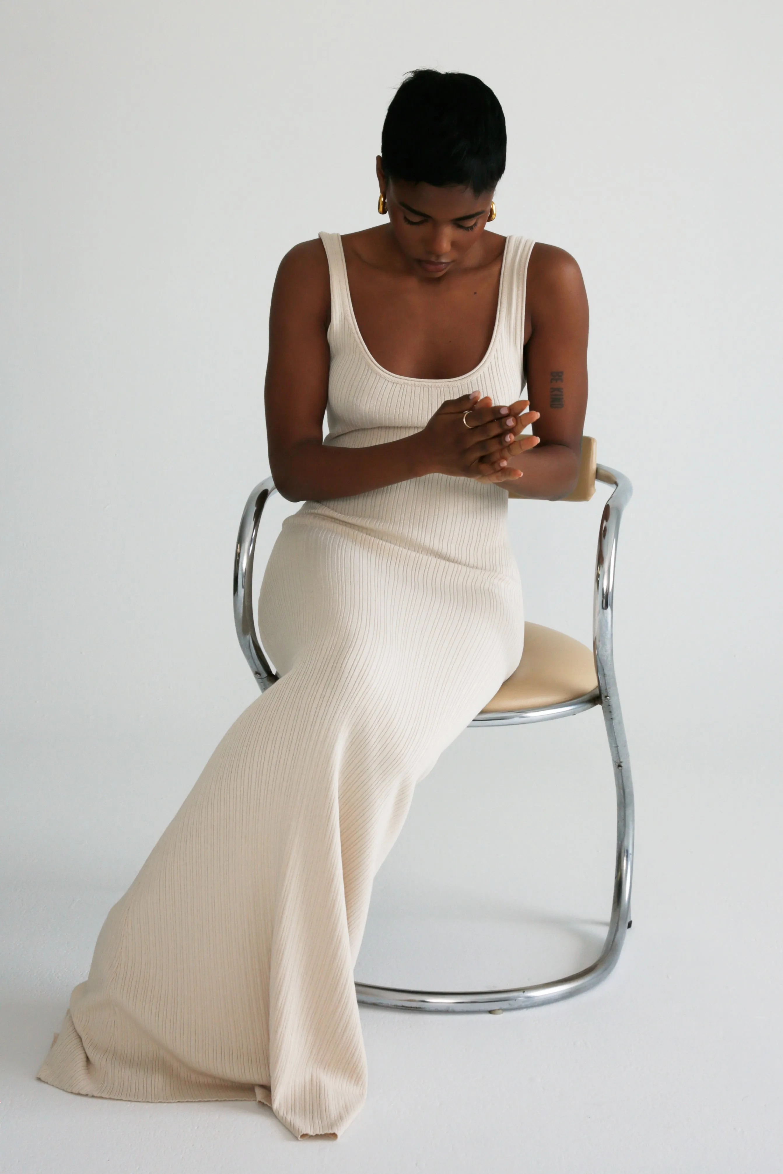 Maxi Knit Dress sold by RE ONA product image thumbnail 3