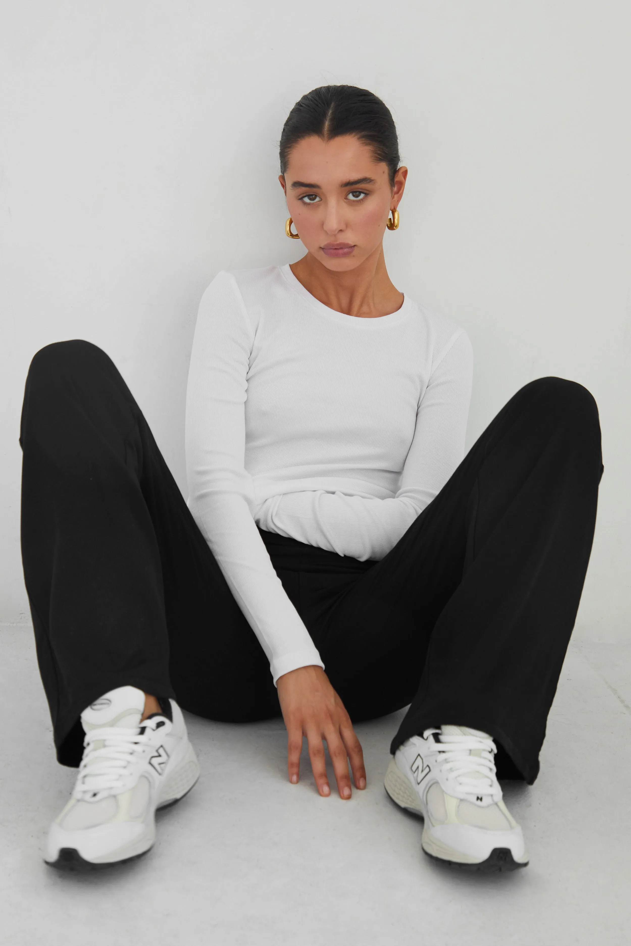 Signature Wide Leg Modal Pants — Archive Fit sold by RE ONA product image thumbnail 4