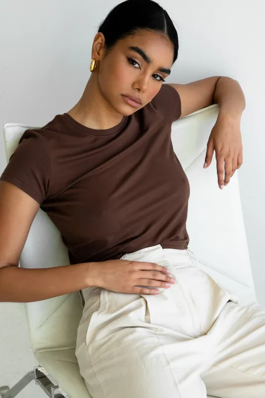 Bamboo Crop T-Shirt sold by RE ONA