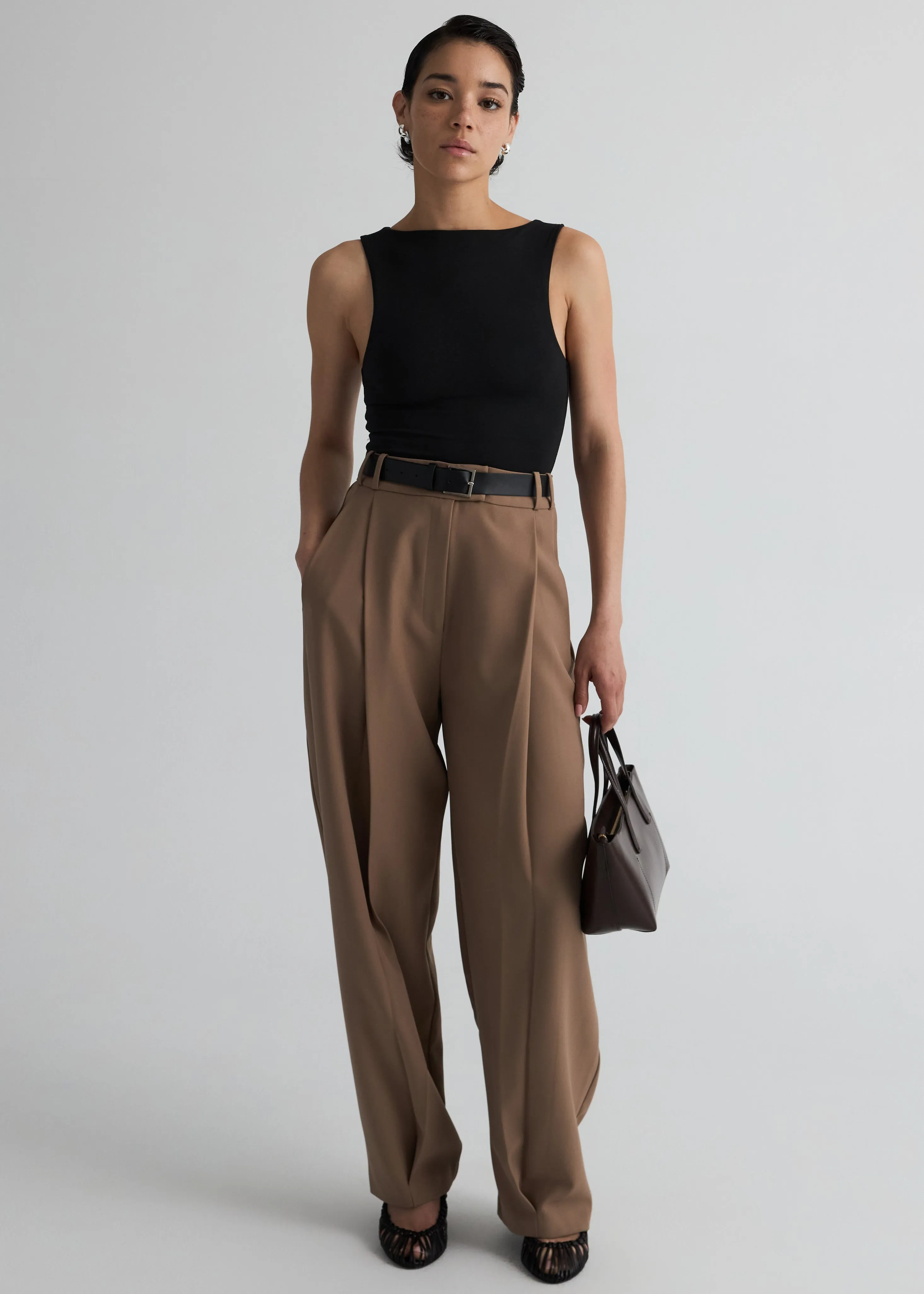 Sculpted Neck Tank sold by RE ONA