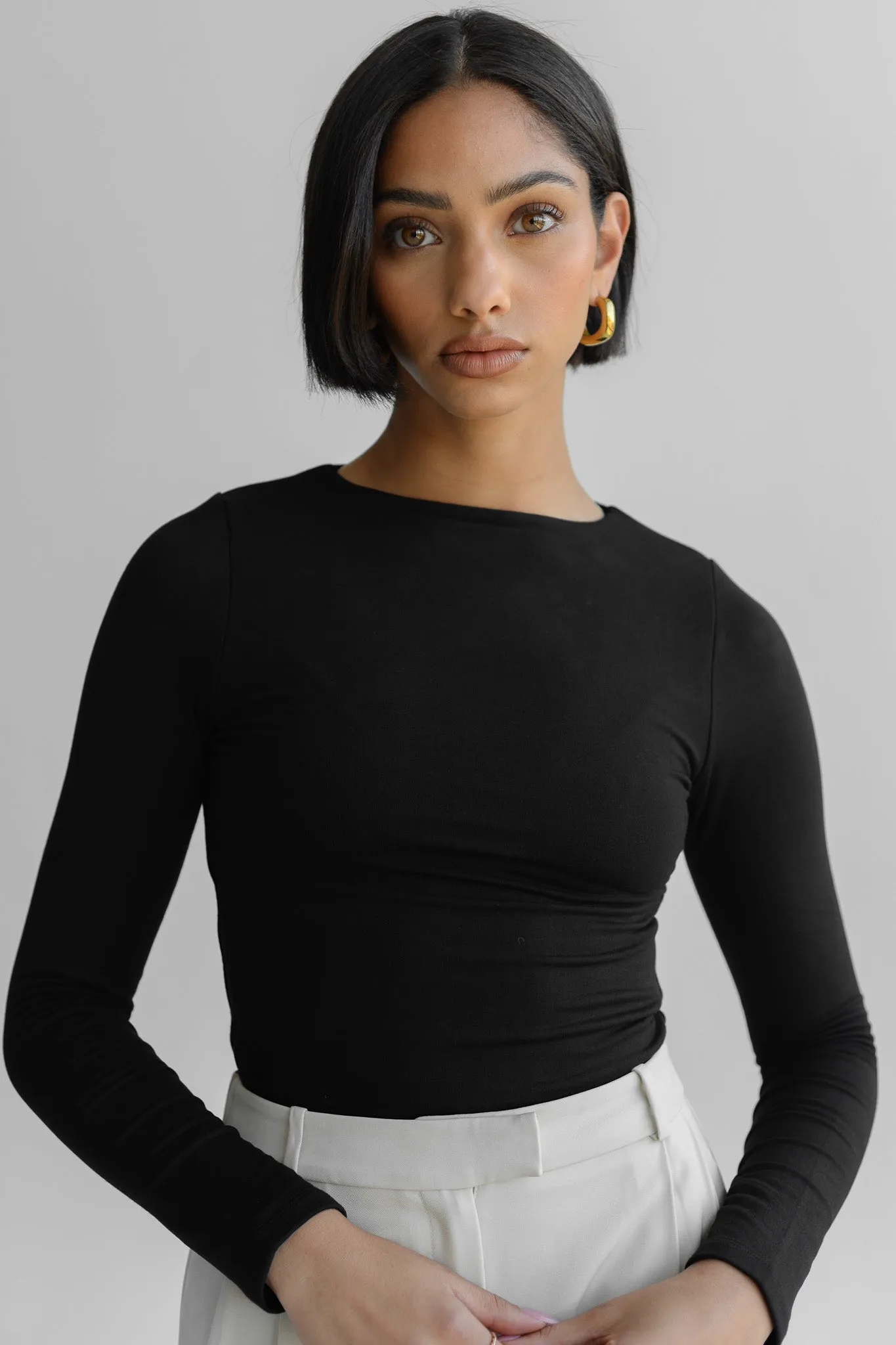 Signature Long Sleeve Top - Hip Length sold by RE ONA product image thumbnail 2