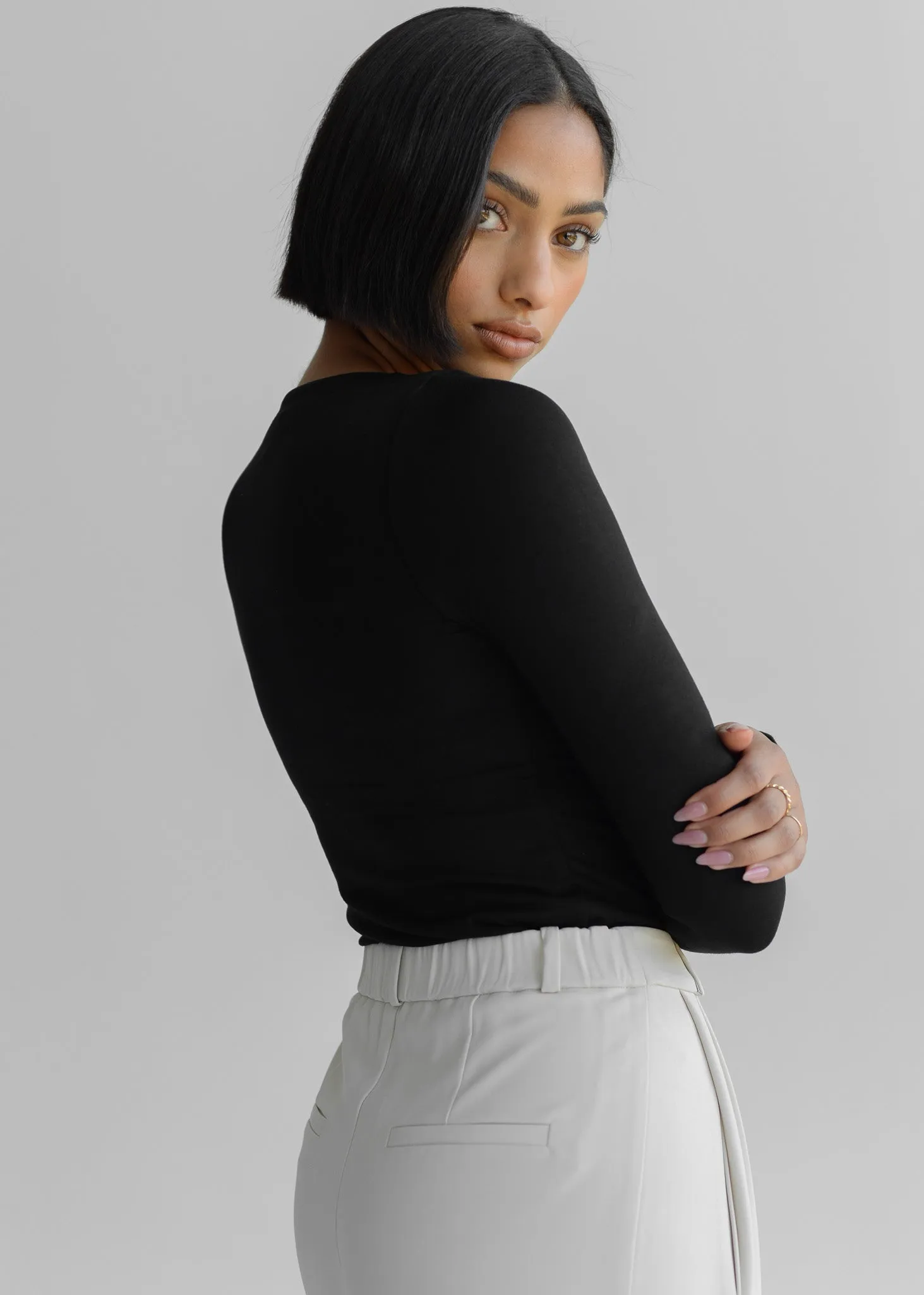 Signature Long Sleeve Top - Hip Length sold by RE ONA product image thumbnail 5