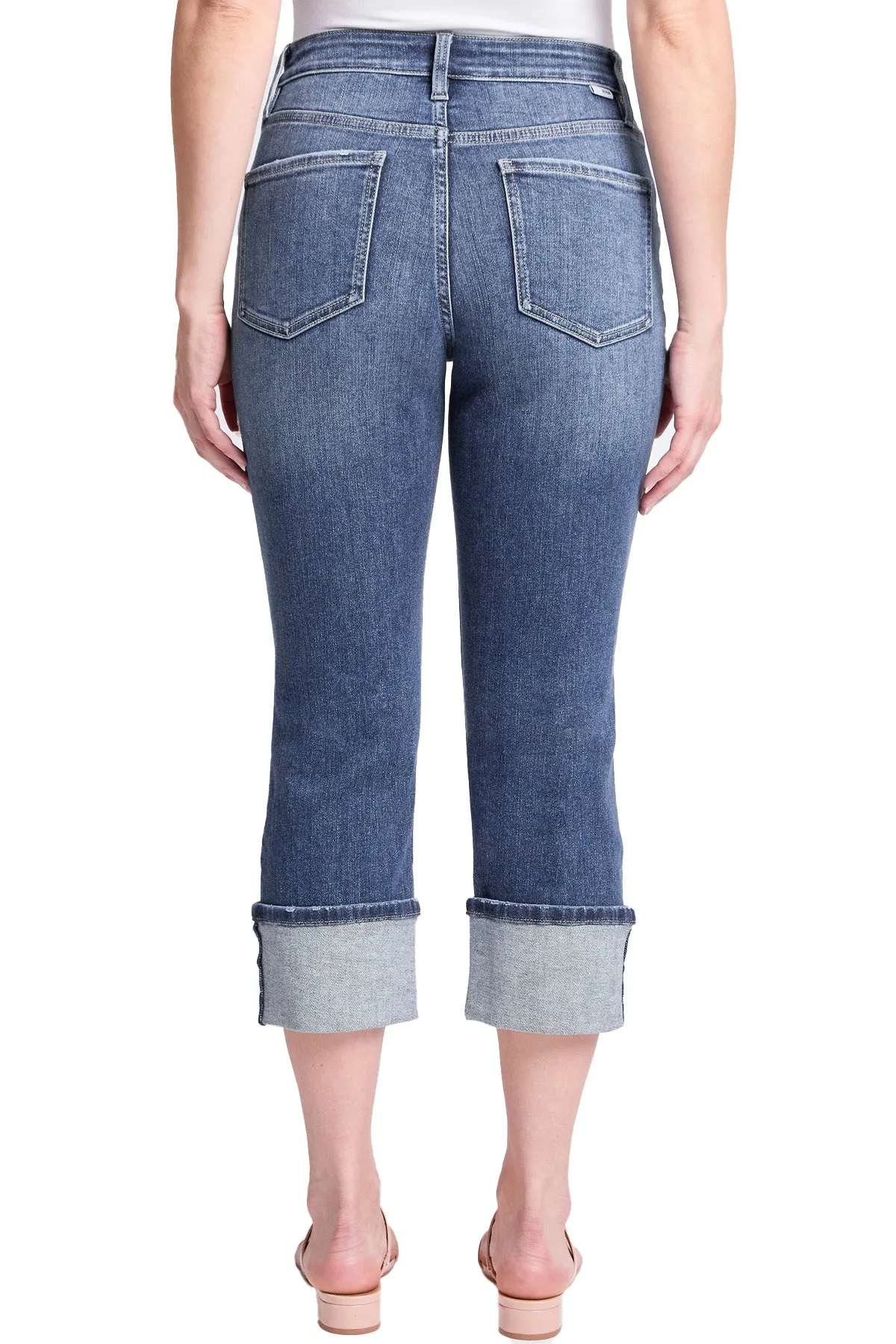High Rise Cuff Capri sold by RFM Denim product image thumbnail 5