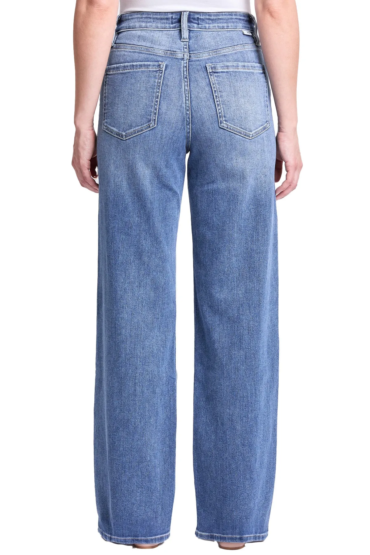 Hailey High Rise Distressed Wide Leg Jeans sold by RFM Denim product image thumbnail 4