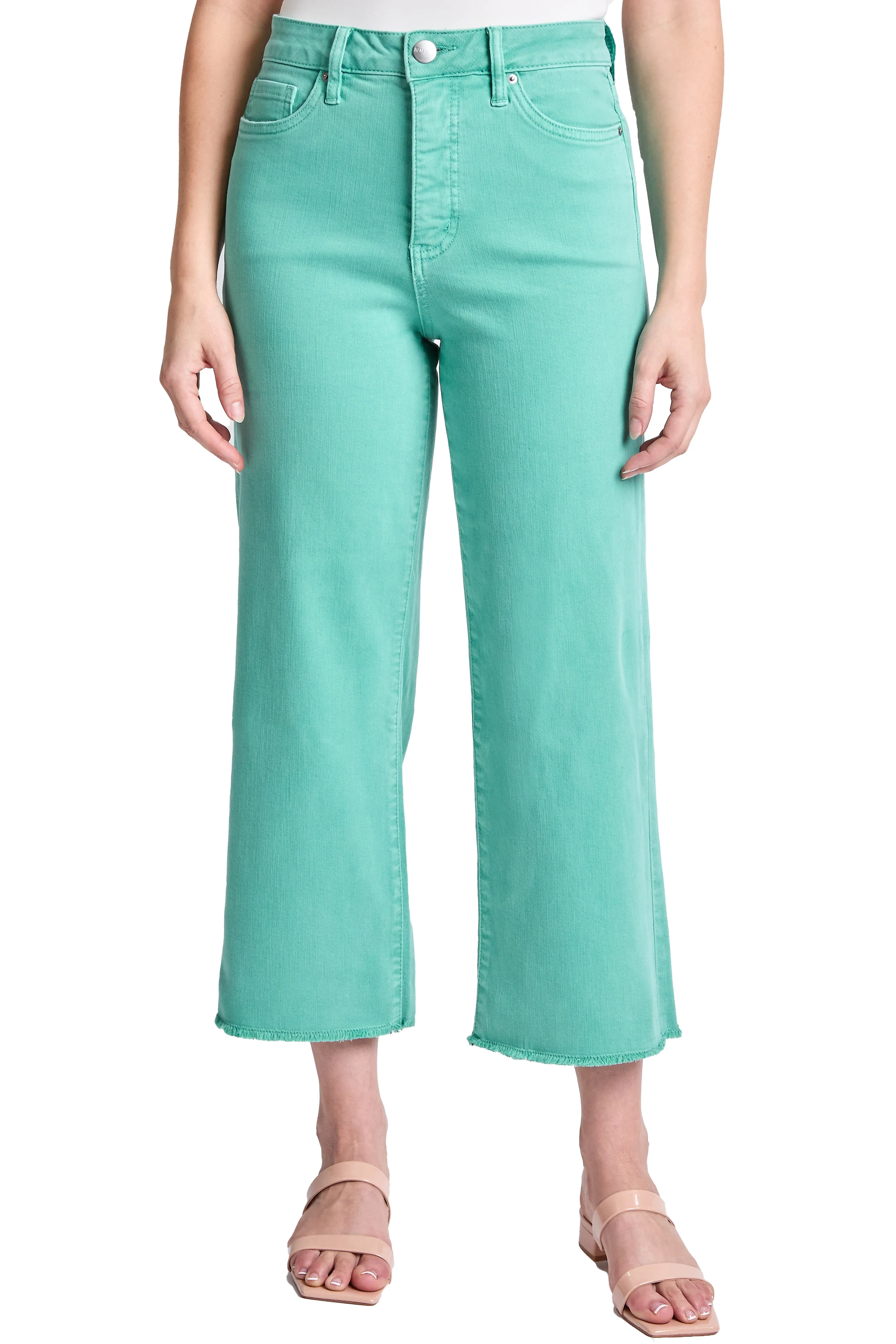 Chloe High Rise Cropped Wide Leg Jeans sold by RFM Denim product image thumbnail 4