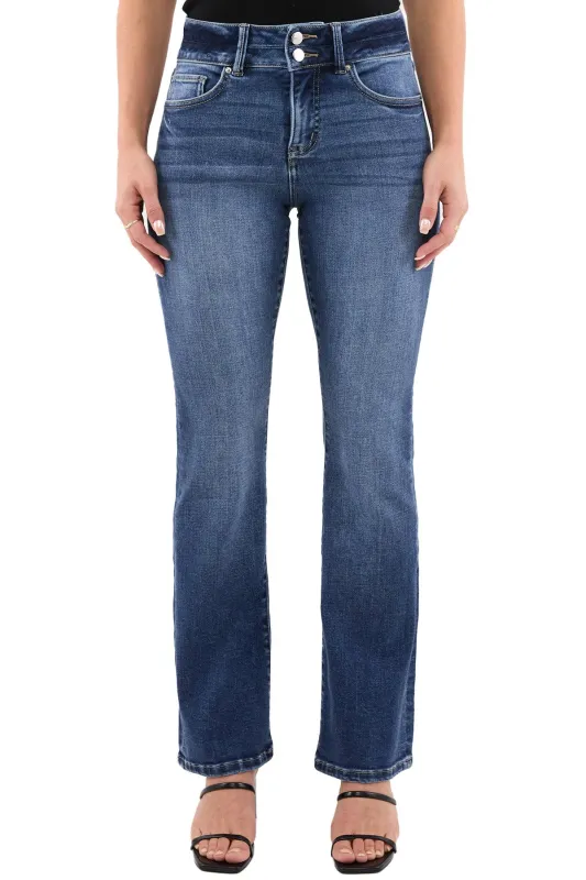 Mia High Rise 2-Button Bootcut Jeans sold by RFM Denim