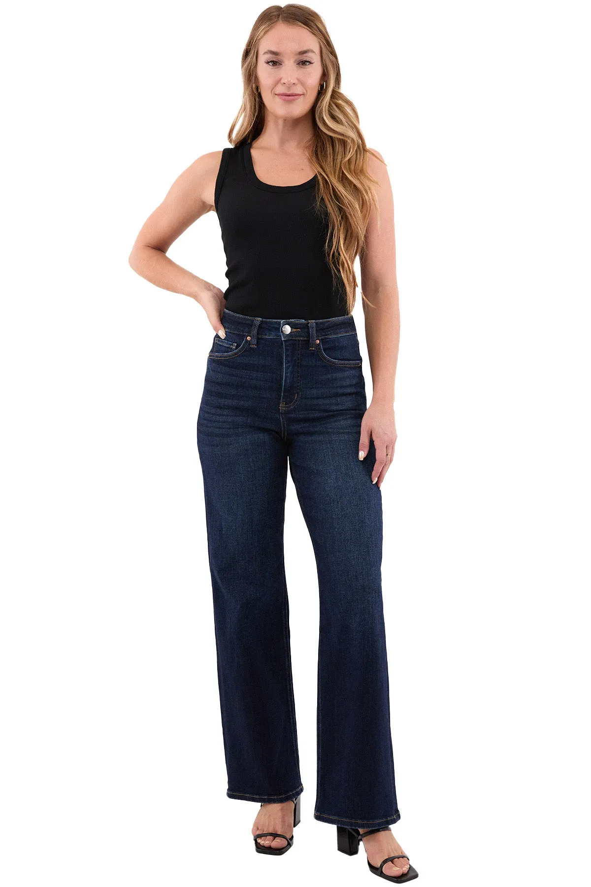 Hailey High Rise Slim Wide Leg Jeans sold by RFM Denim product image thumbnail 4