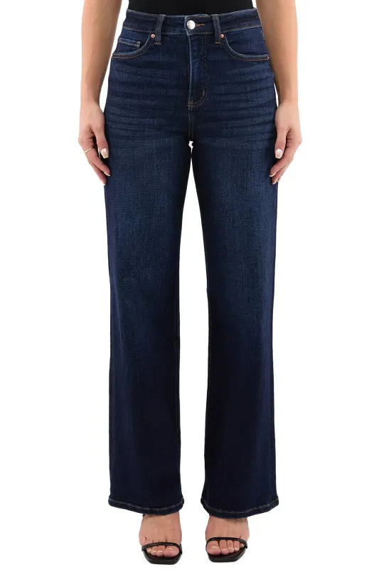 Hailey High Rise Slim Wide Leg Jeans sold by RFM Denim