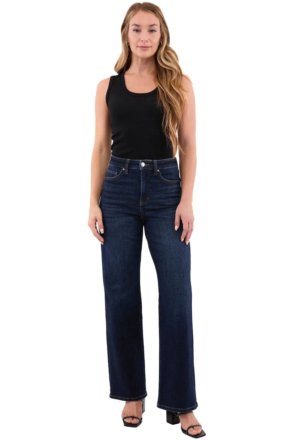 Hailey High Rise Slim Wide Leg Jeans sold by RFM Denim product image thumbnail 5