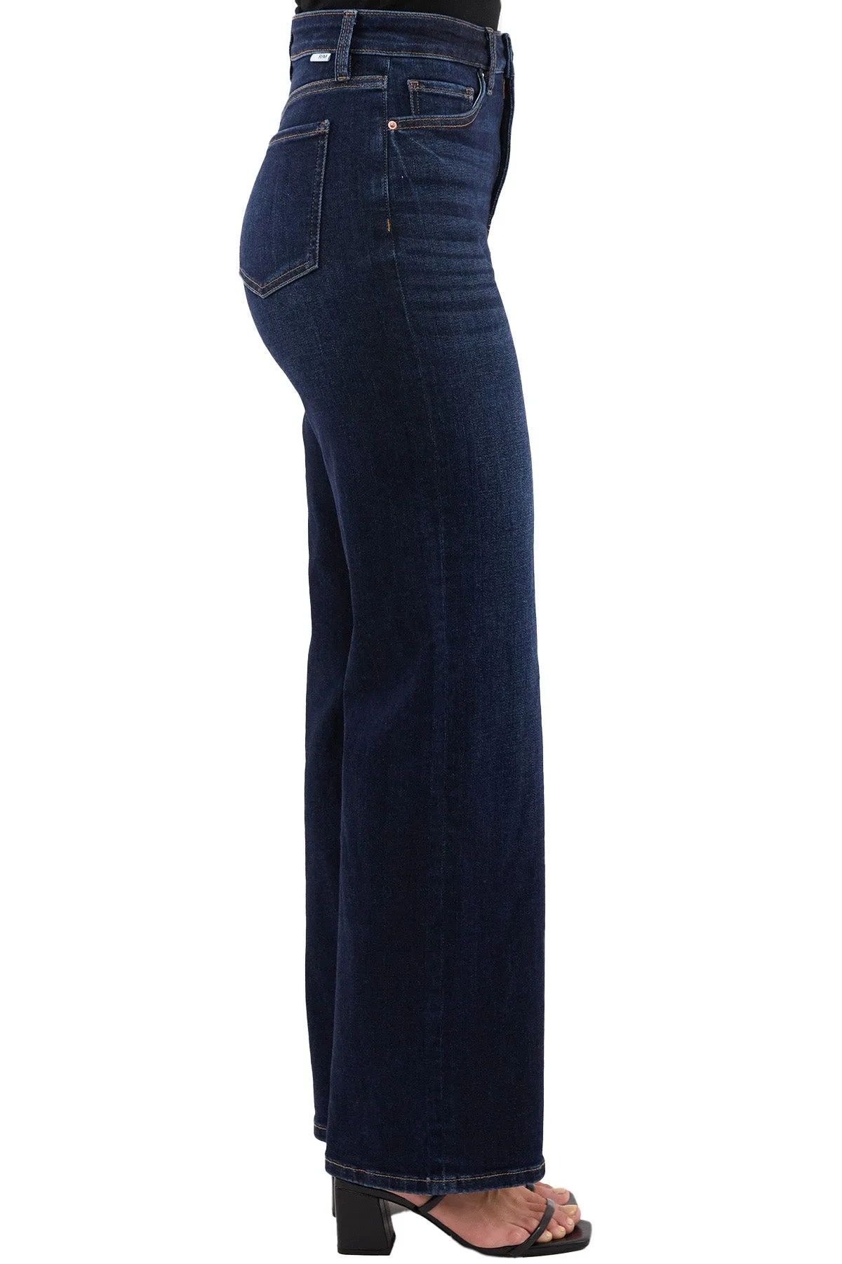 Hailey High Rise Slim Wide Leg Jeans sold by RFM Denim product image thumbnail 2