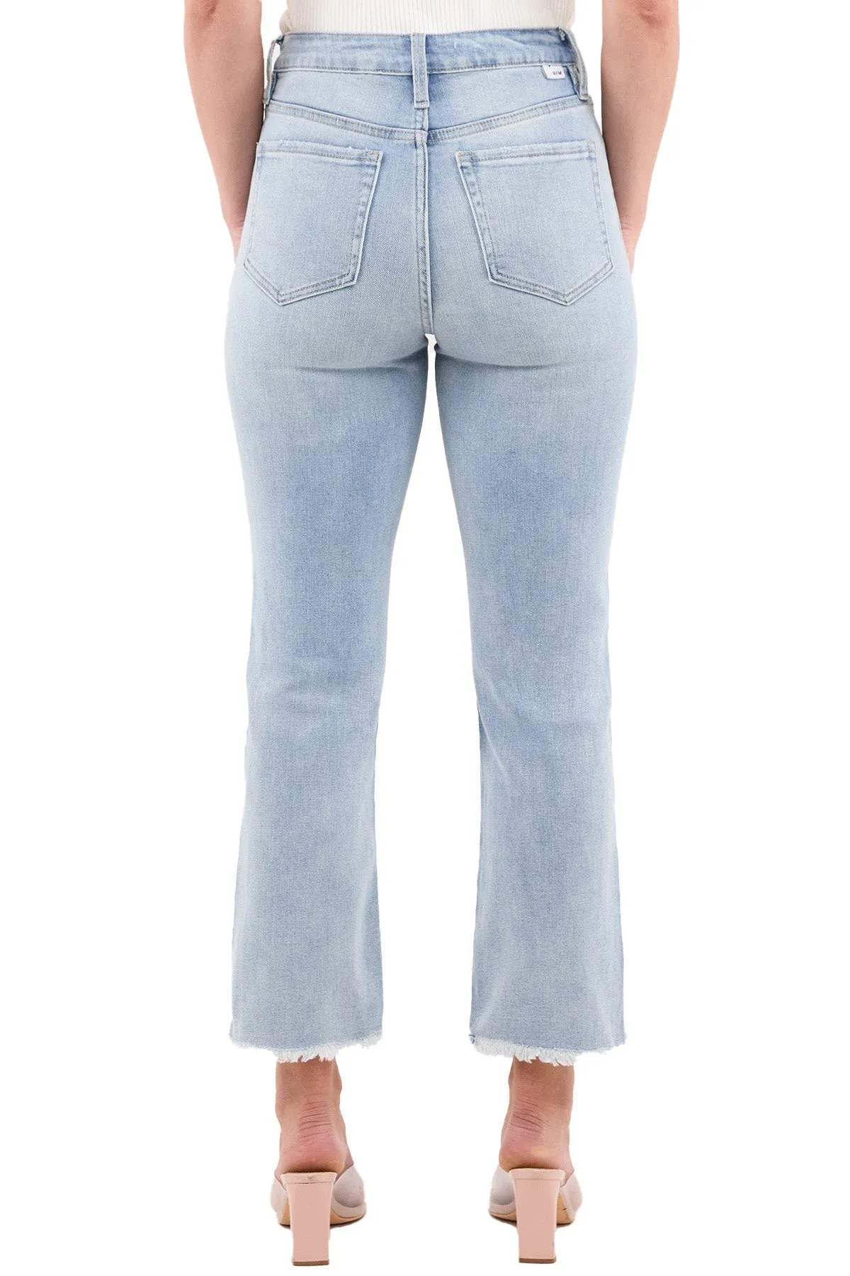 Dylan High Rise Cropped Straight Leg Jeans sold by RFM Denim product image thumbnail 3