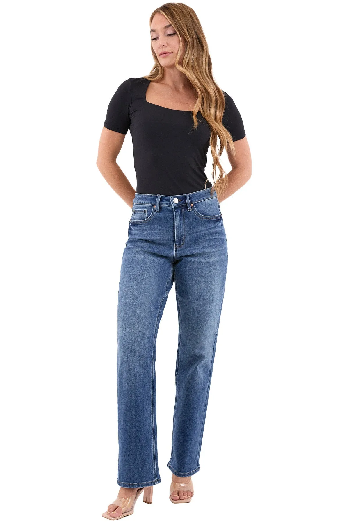 Chloe High Rise Wide Leg Jeans sold by RFM Denim product image thumbnail 5