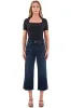 Chloe High Rise Wide Leg Cropped Frayed Jeans sold by RFM Denim