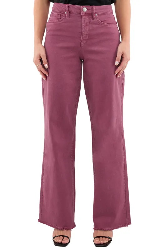 Chloe High Rise Frayed Wide Leg Pants sold by RFM Denim