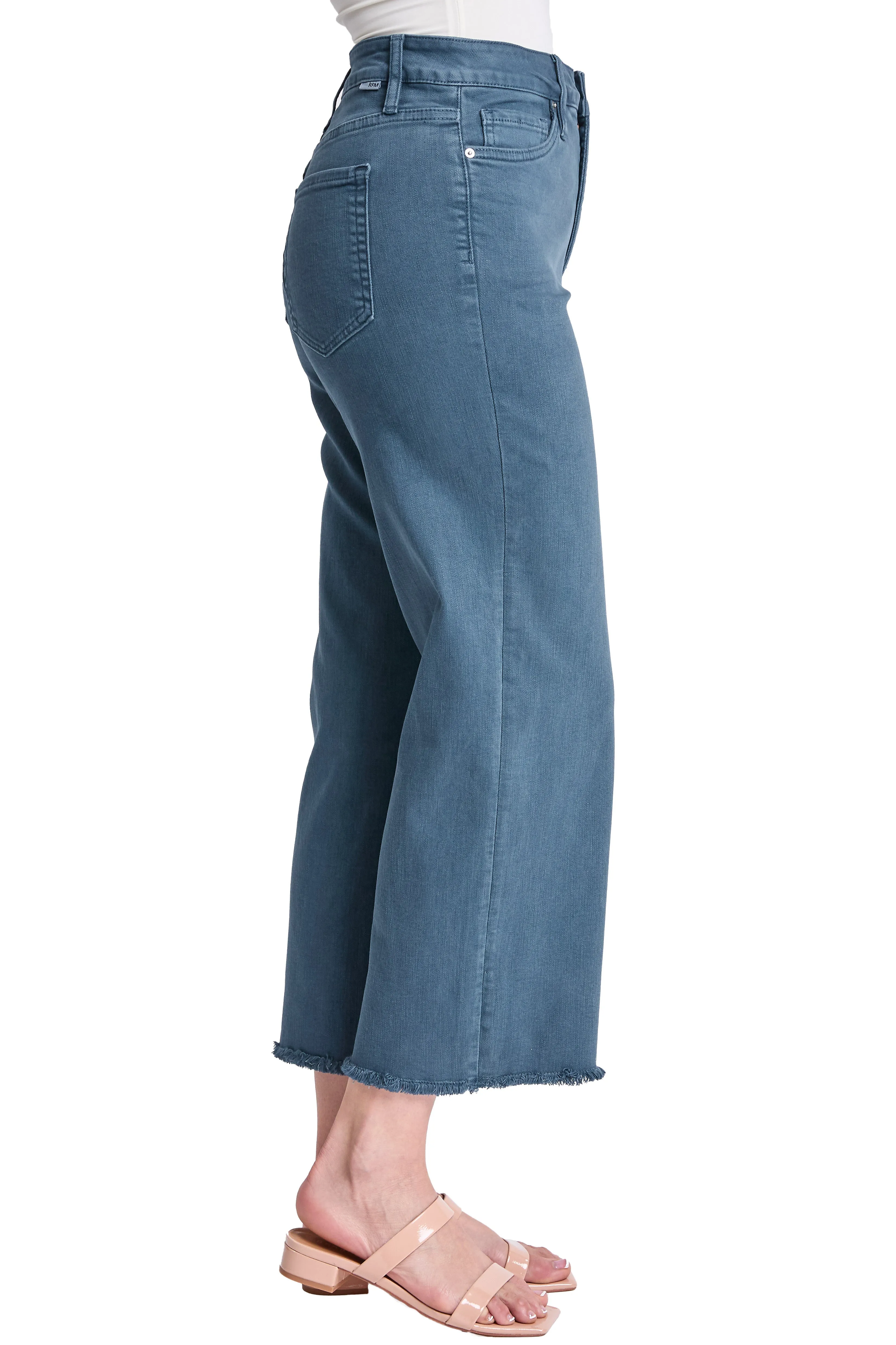 Plus Chloe High Rise Cropped Wide Leg Jeans sold by RFM Denim product image thumbnail 2