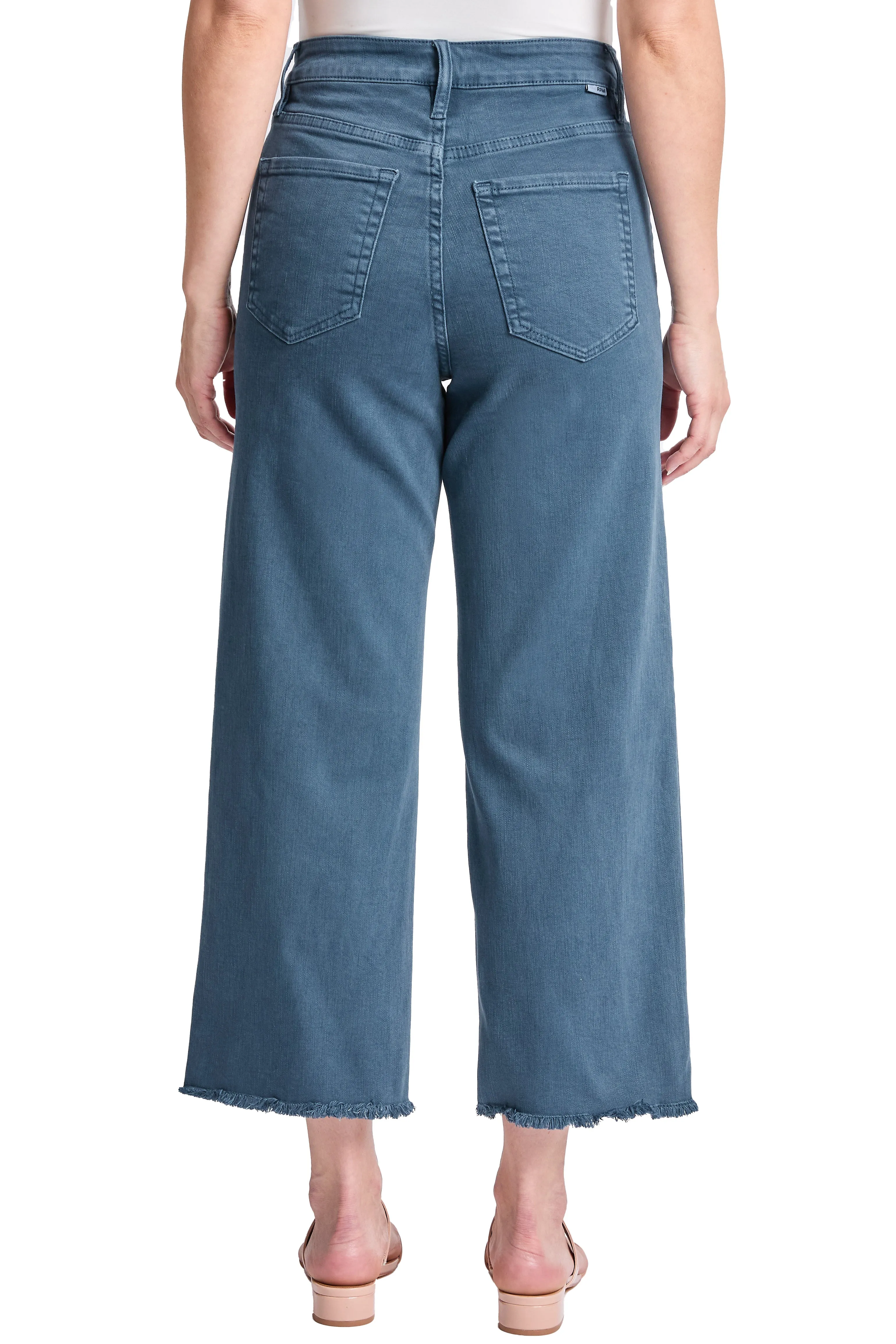 Plus Chloe High Rise Cropped Wide Leg Jeans sold by RFM Denim product image thumbnail 3