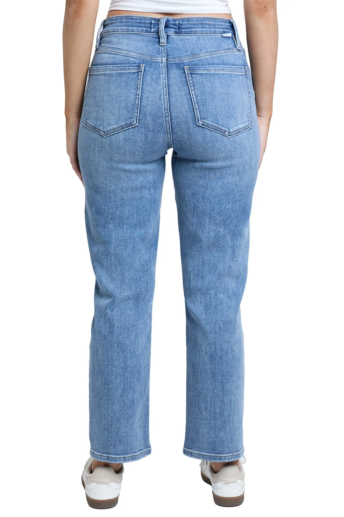 Plus Dylan High Rise Cropped Straight Leg Jeans sold by RFM Denim product image thumbnail 3