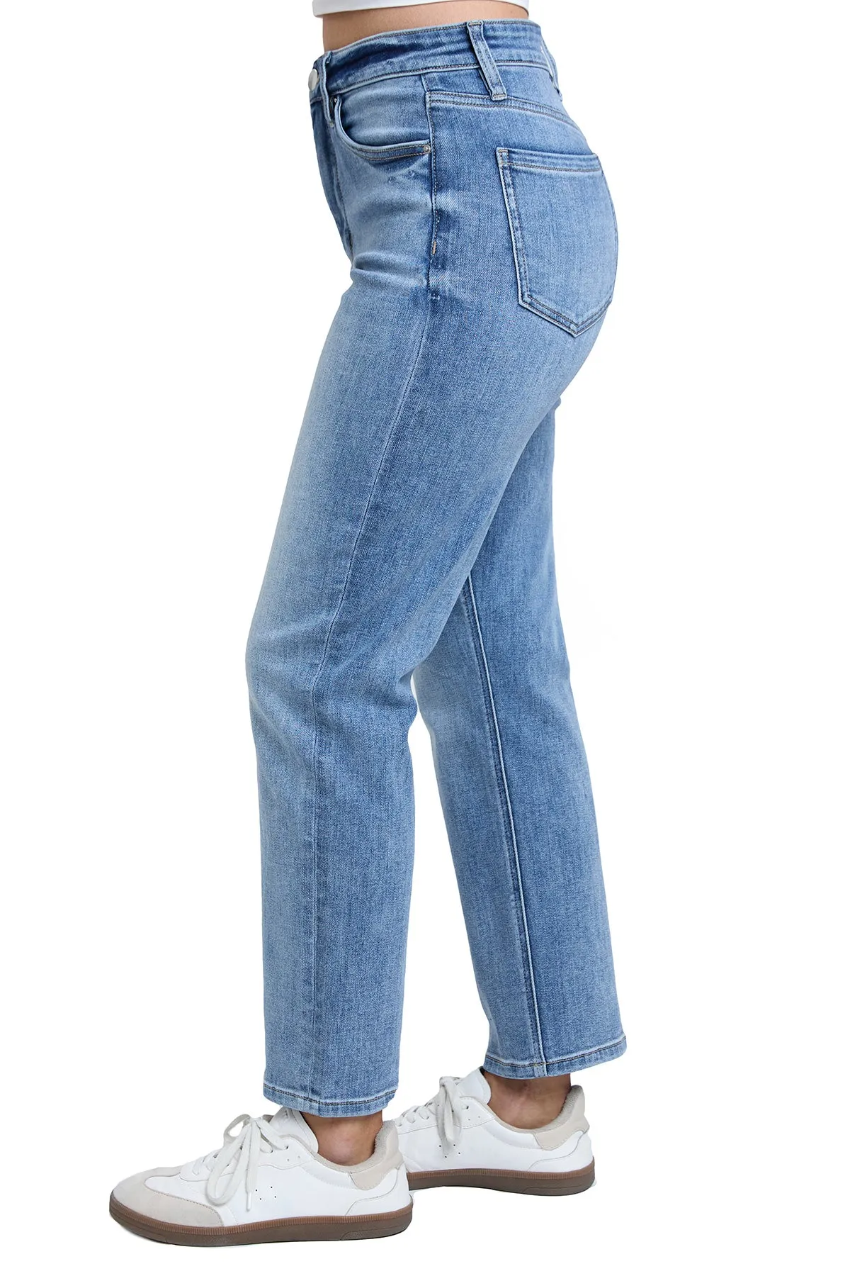 Plus Dylan High Rise Cropped Straight Leg Jeans sold by RFM Denim product image thumbnail 2