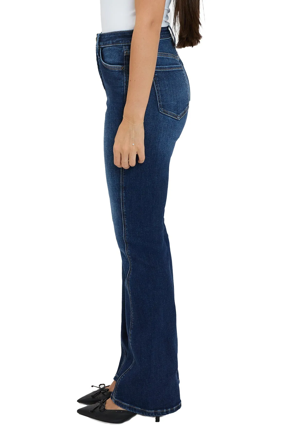 Plus Daisy High Rise Slim Angled Flare Jeans sold by RFM Denim product image thumbnail 2