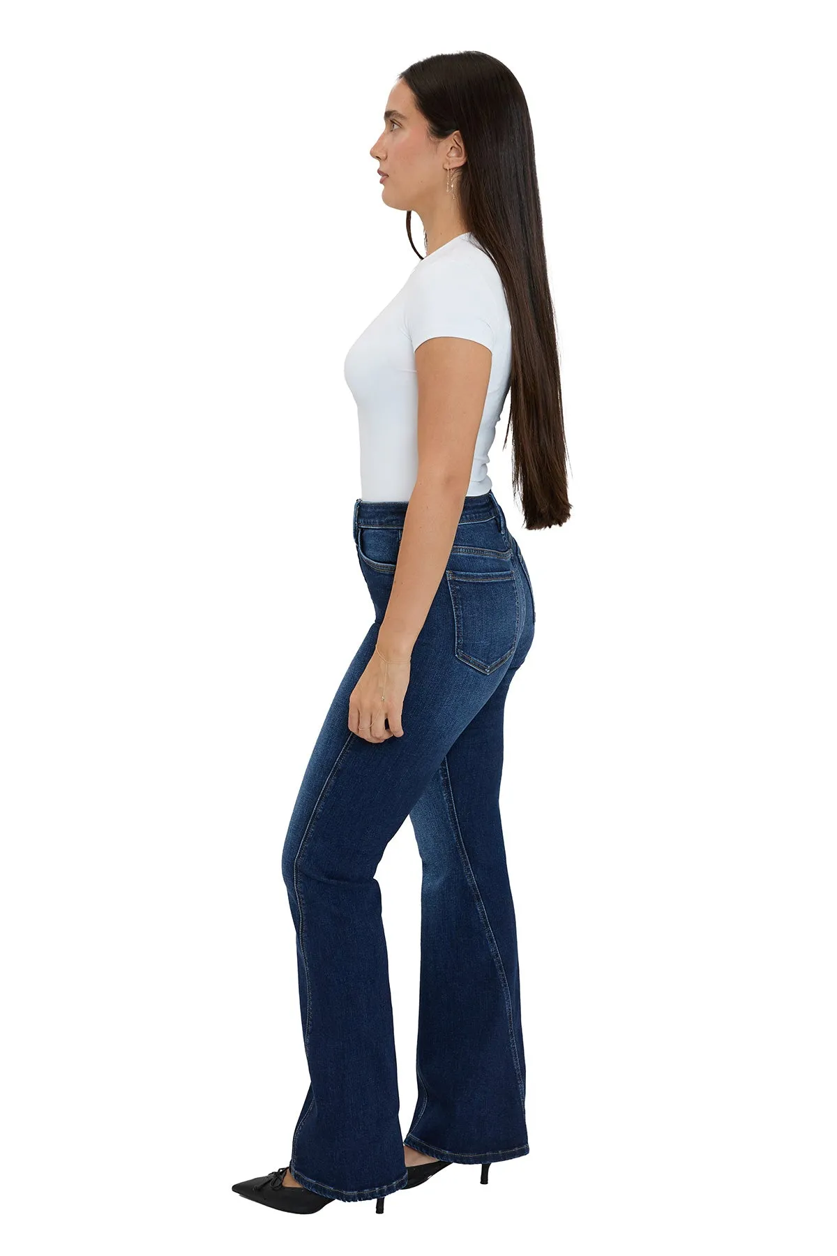 Daisy High Rise Slim Angled Flare Jeans sold by RFM Denim product image thumbnail 5