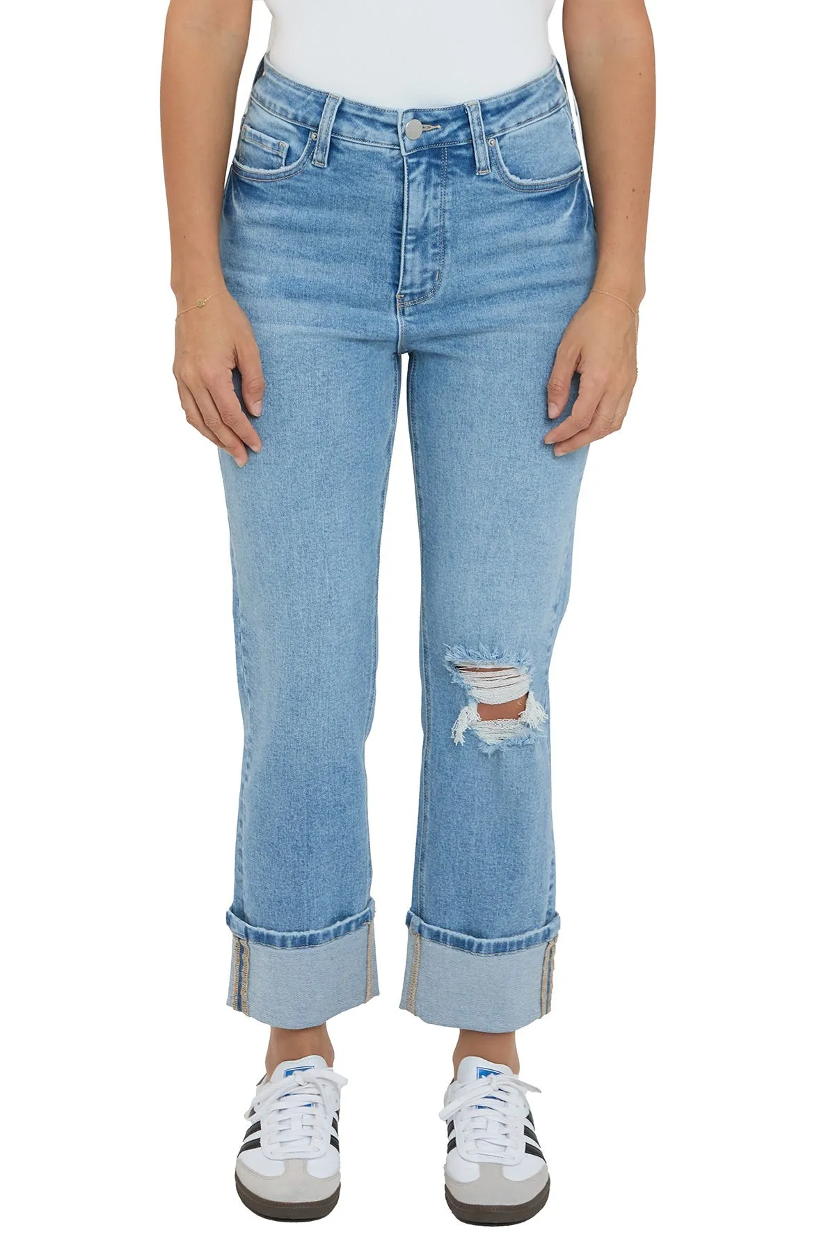 Plus Dylan Cuffed Straight Leg Jeans sold by RFM Denim