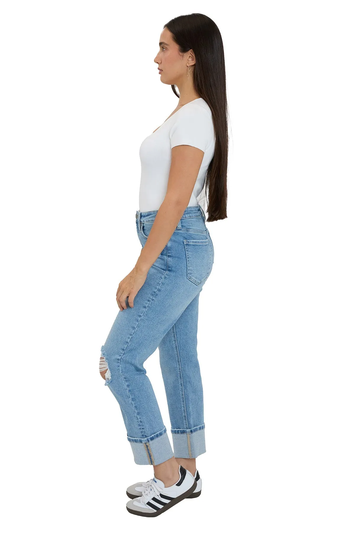 Plus Dylan Cuffed Straight Leg Jeans sold by RFM Denim product image thumbnail 5