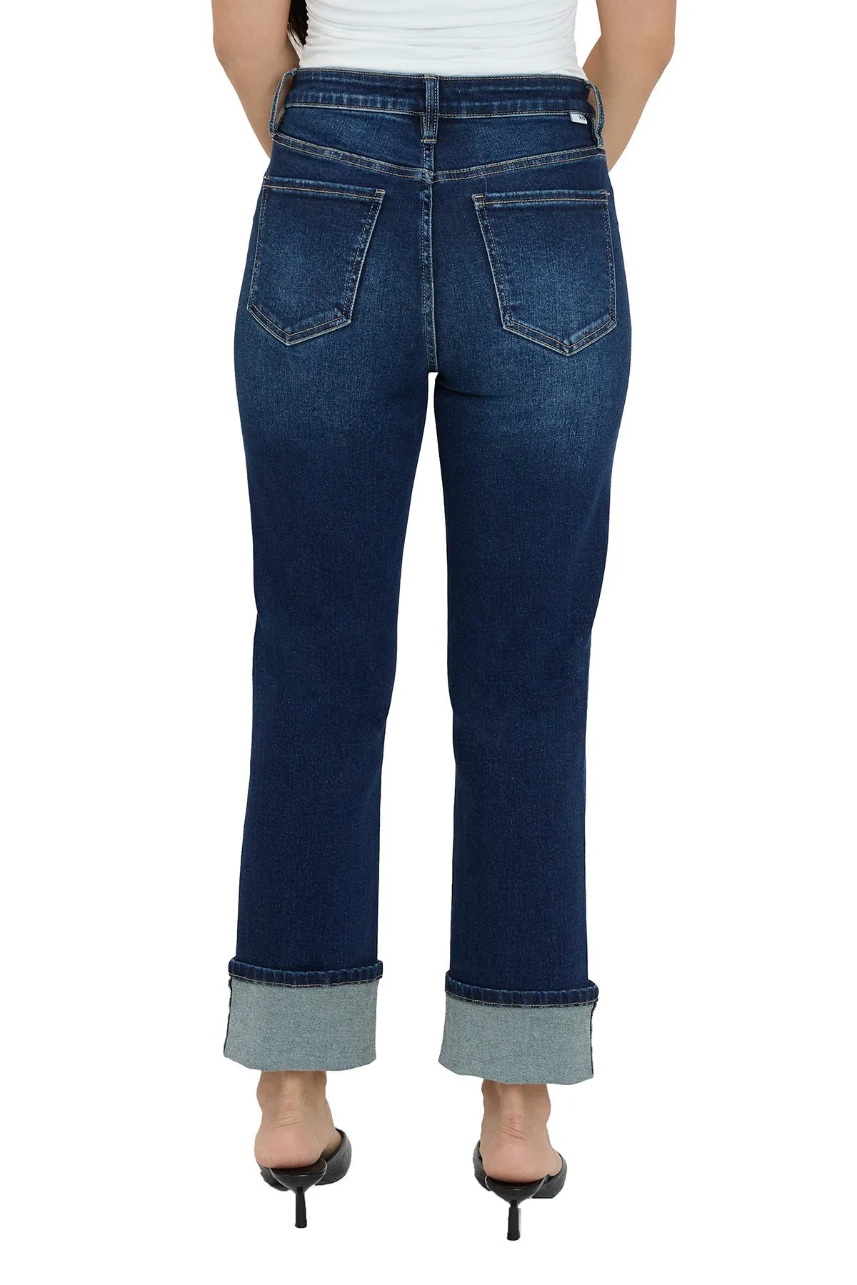 Dylan Cuffed Straight Leg Jeans sold by RFM Denim product image thumbnail 3