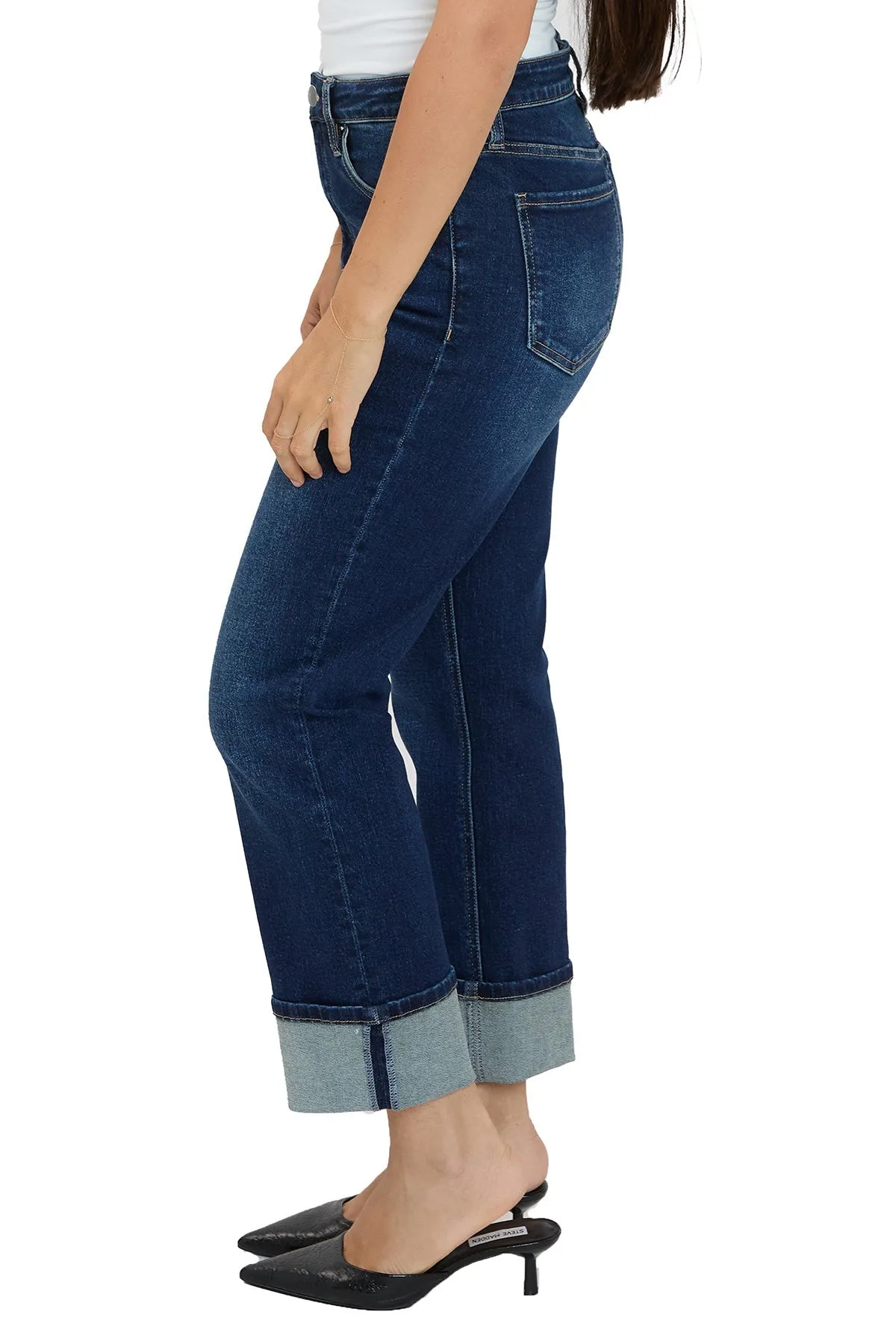 Dylan Cuffed Straight Leg Jeans sold by RFM Denim product image thumbnail 2