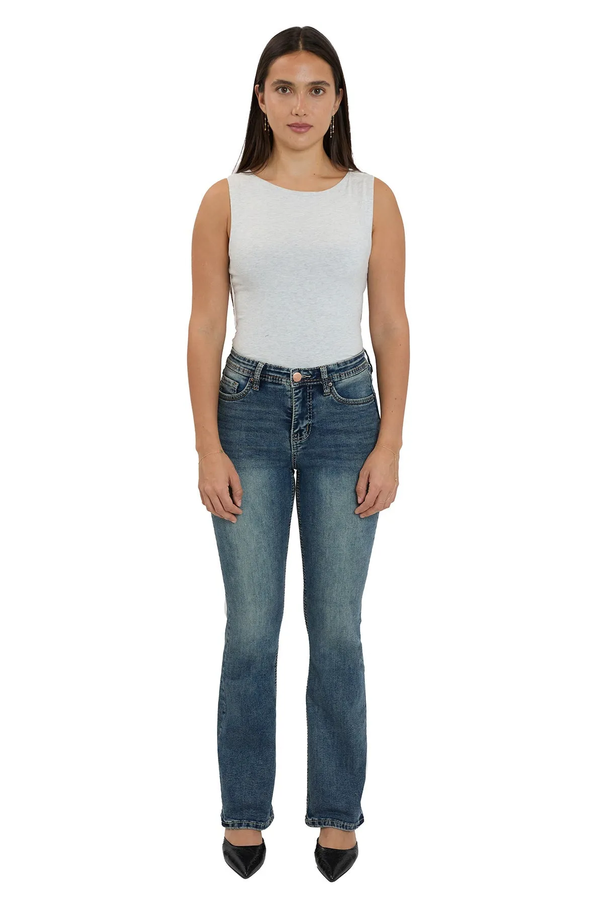 Plus Mia High Rise Western Bootcut Jeans sold by RFM Denim product image thumbnail 4