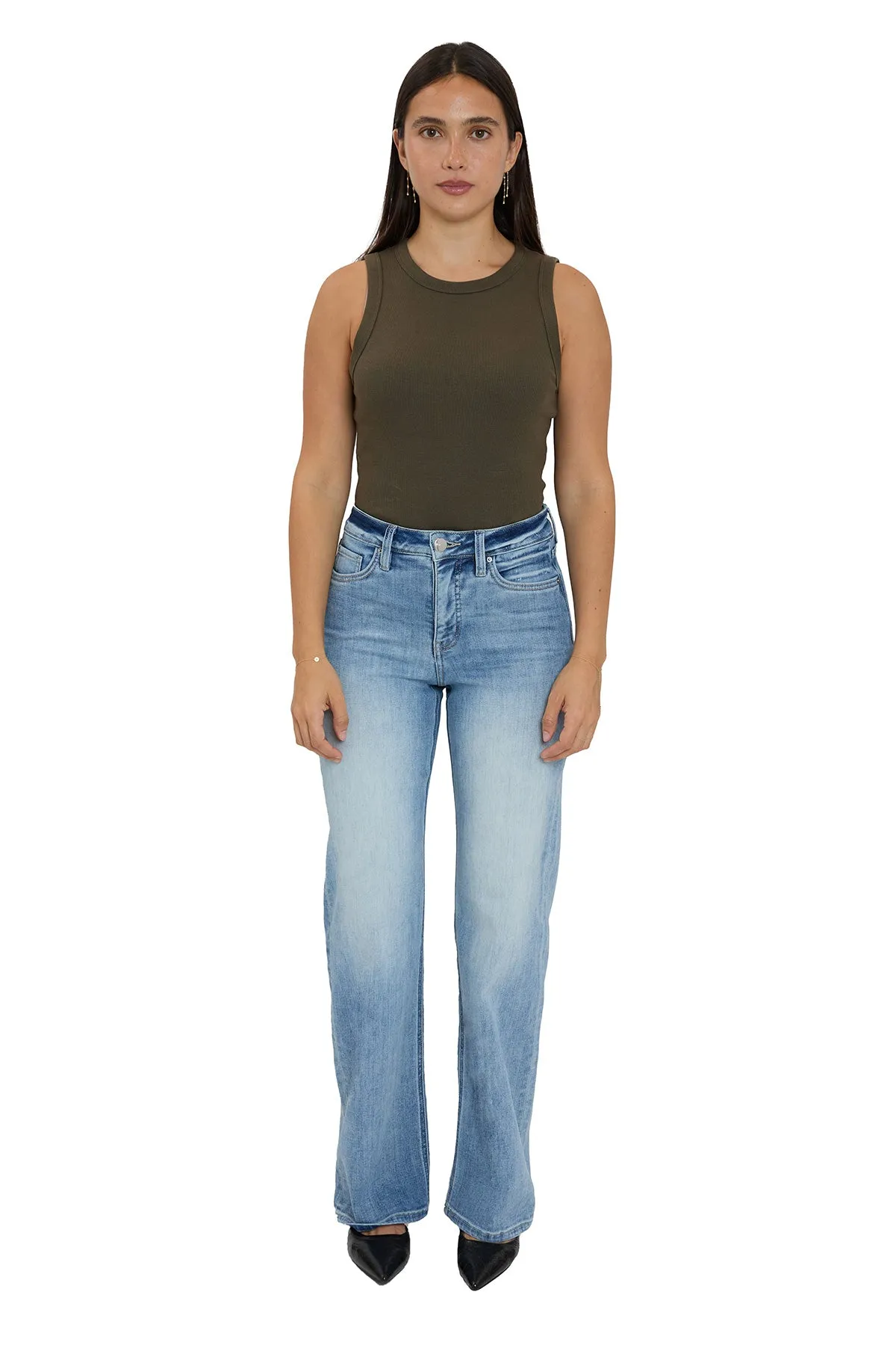 Hailey High Rise Wide Leg Jeans sold by RFM Denim product image thumbnail 4